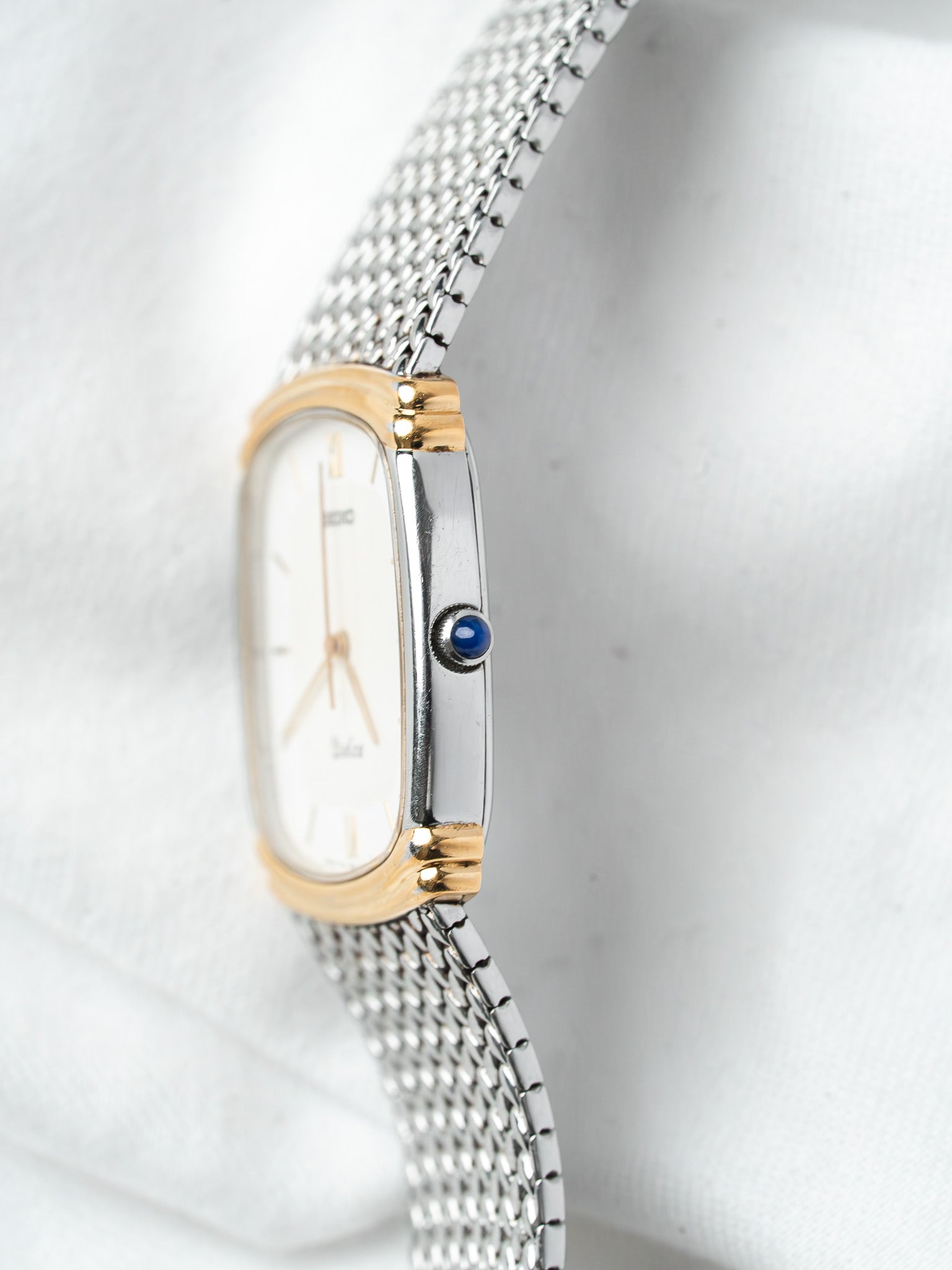 Seiko Dolce 7741-5110 Two-Tone Mesh | Atelier Victor