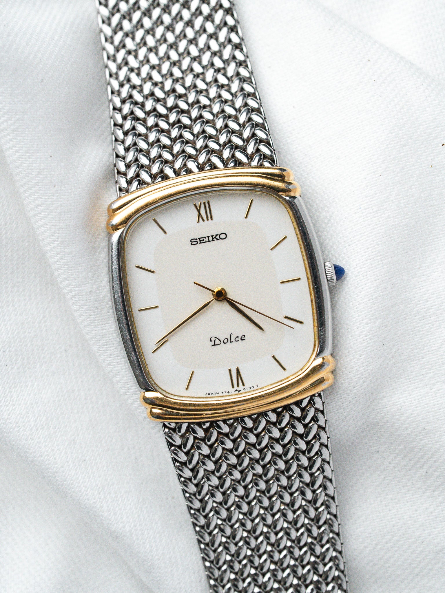 Seiko Dolce 7741-5110 Bicolore Maille | Atelier Victor