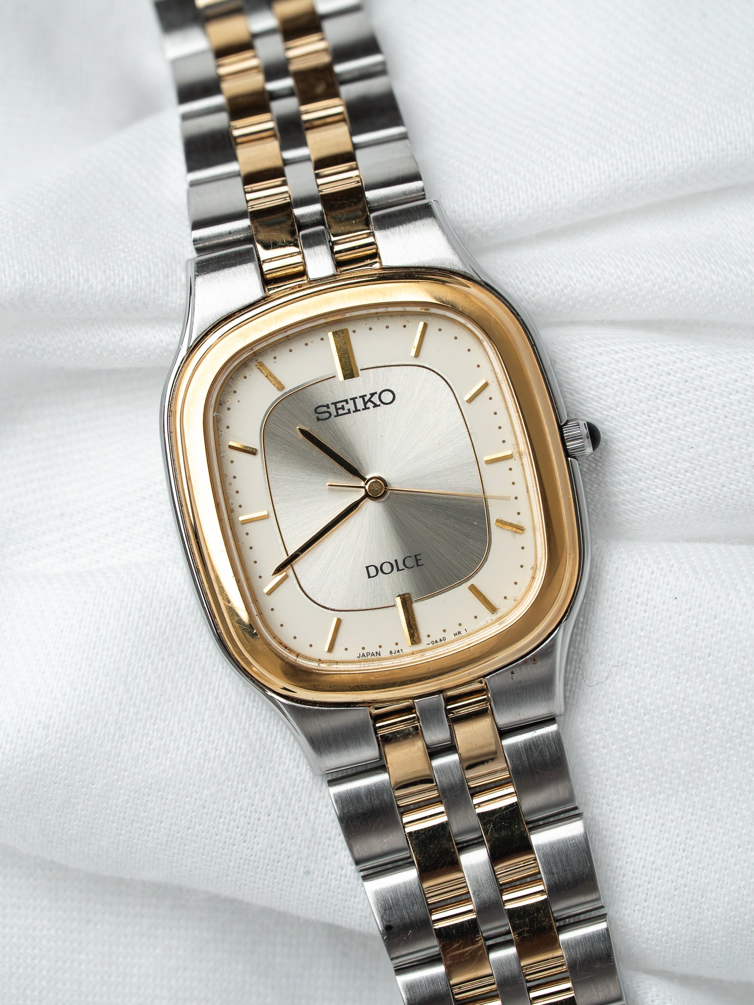Montre Seiko Dolce 8J41-0AA0 Bicolore — Cadran Deux Tons (1997)