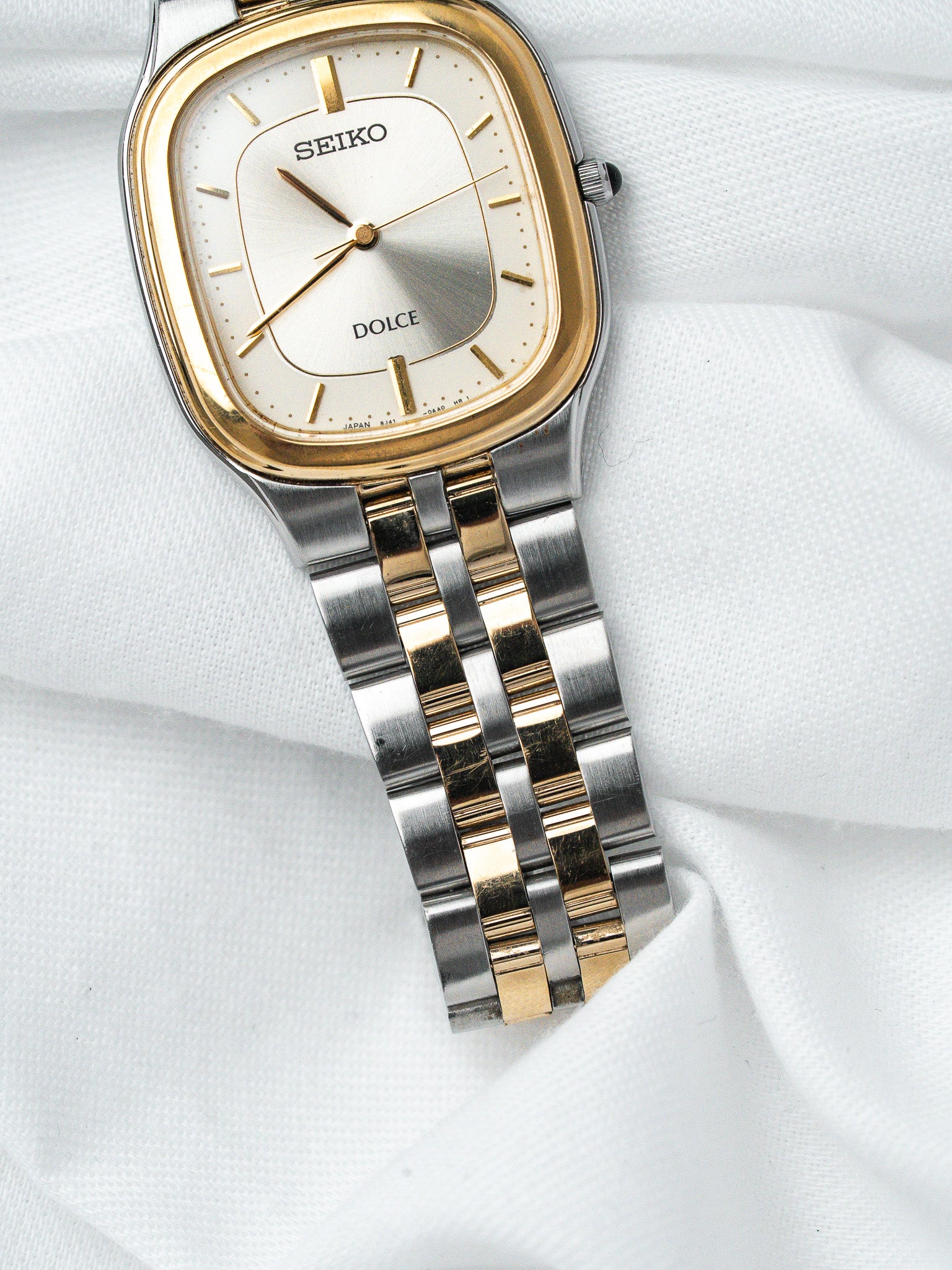 Montre Seiko Dolce 8J41-0AA0 Bicolore — Cadran Deux Tons (1997)