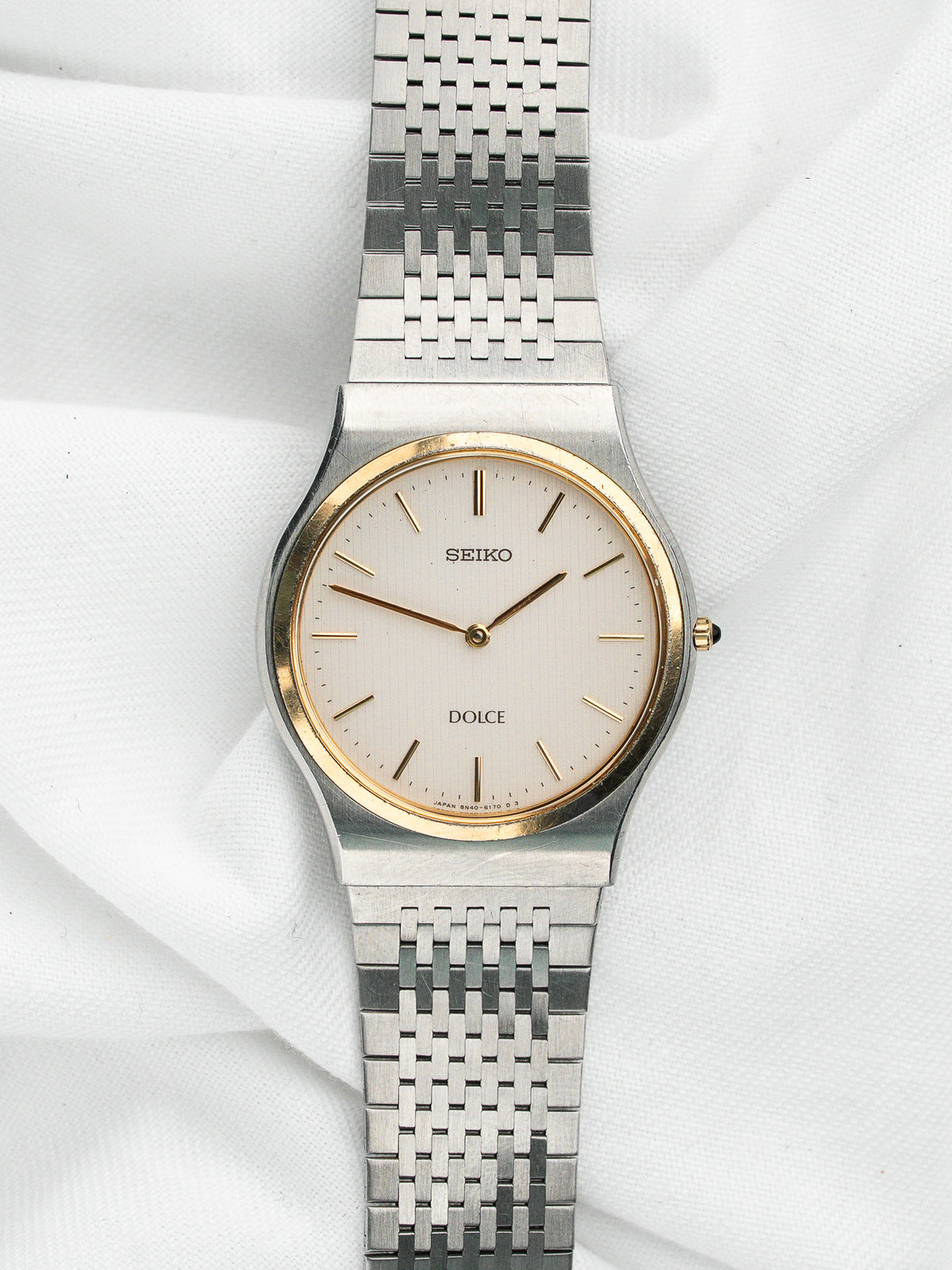 Vista d'insieme del pezzo - Vintage Seiko Dolce 8N40-6090 Watch - Atelier Victor