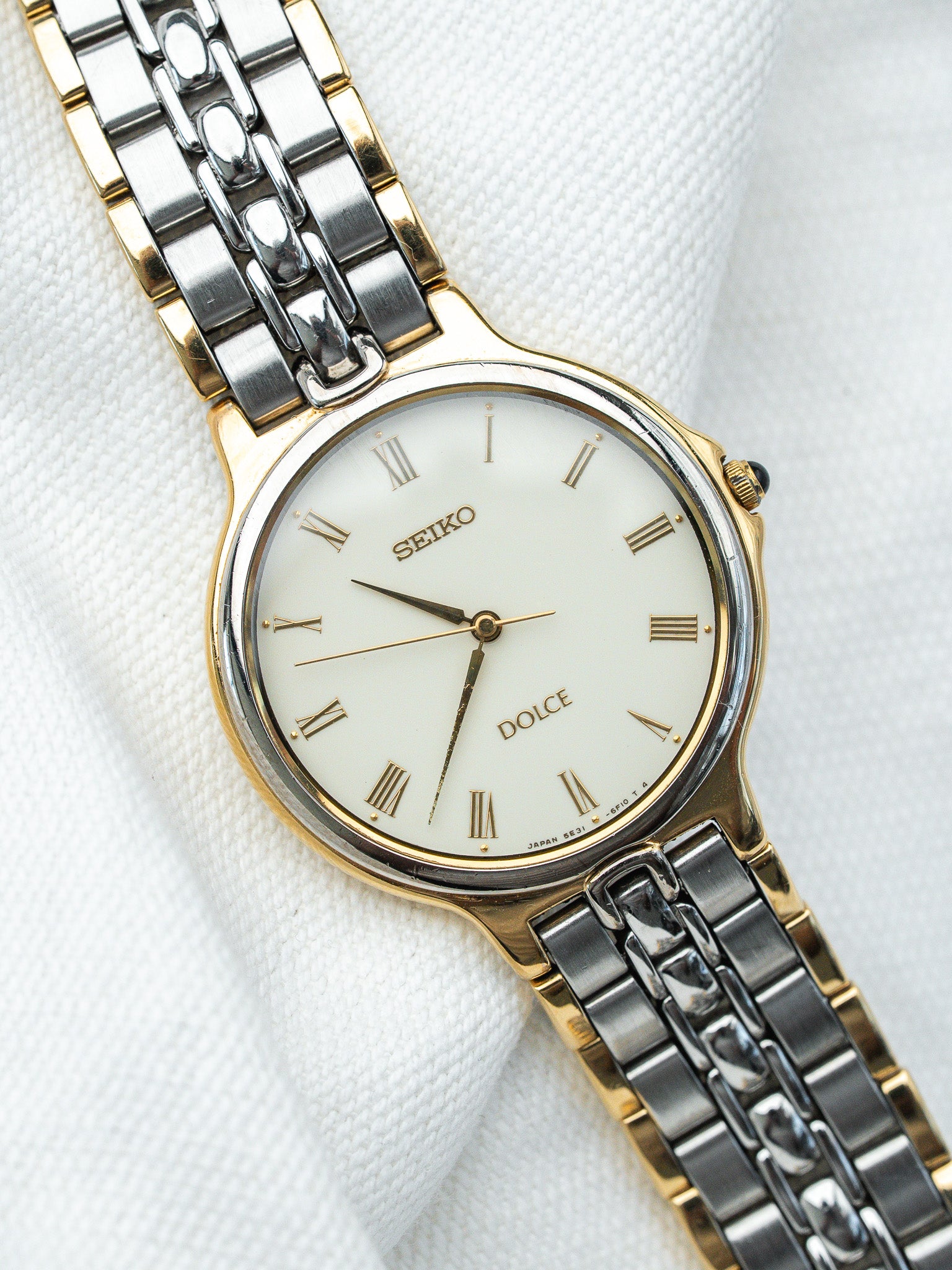 Vintage Seiko Dolce Watch - Steel Gold-Plated Two-Tone (1995 