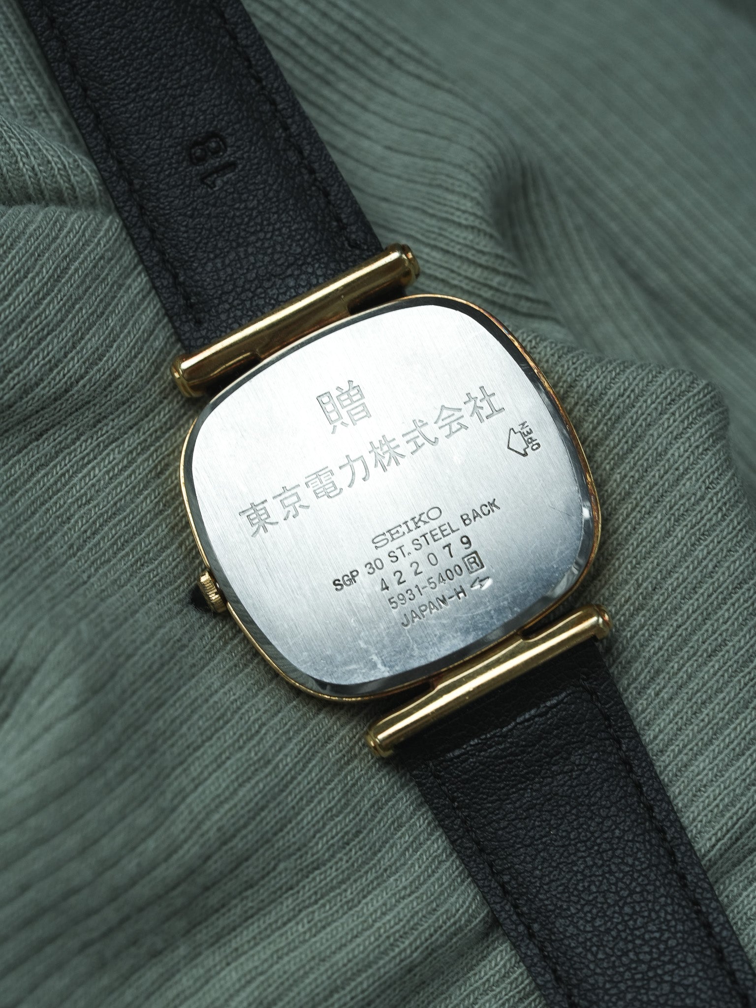 Montre Seiko Dolce Vintage - Boitier TV Or (1984) - Atelier Victor