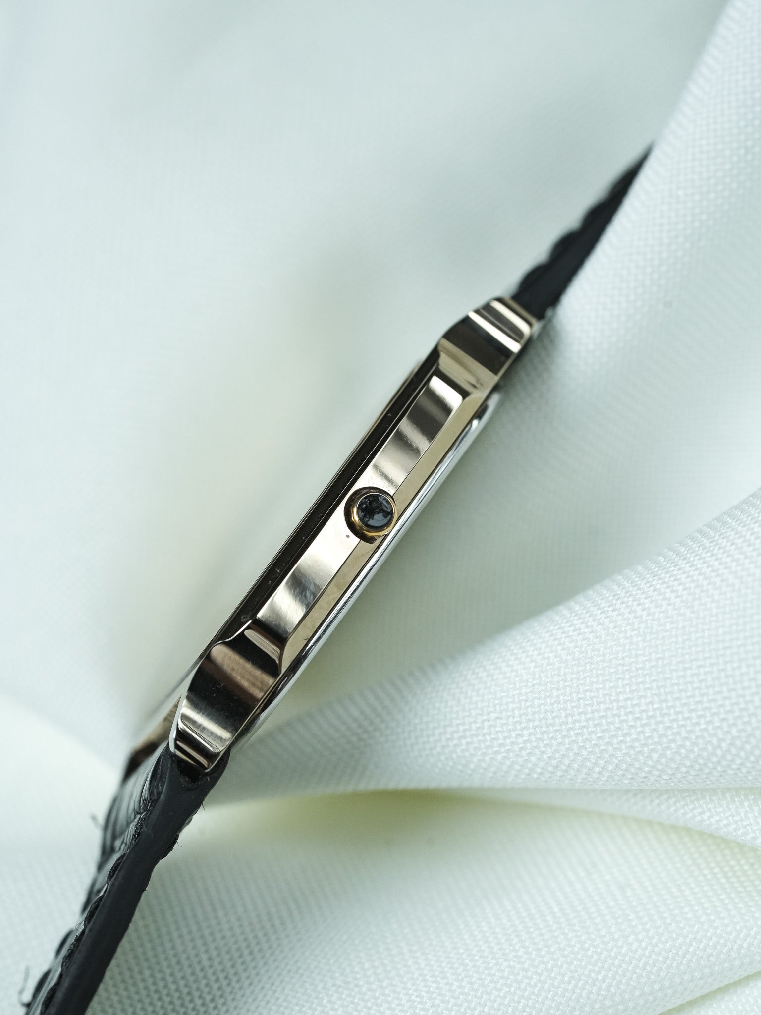 Montre Seiko Dolce Vintage - Tank Stepped Or Cadran Sable (1980)