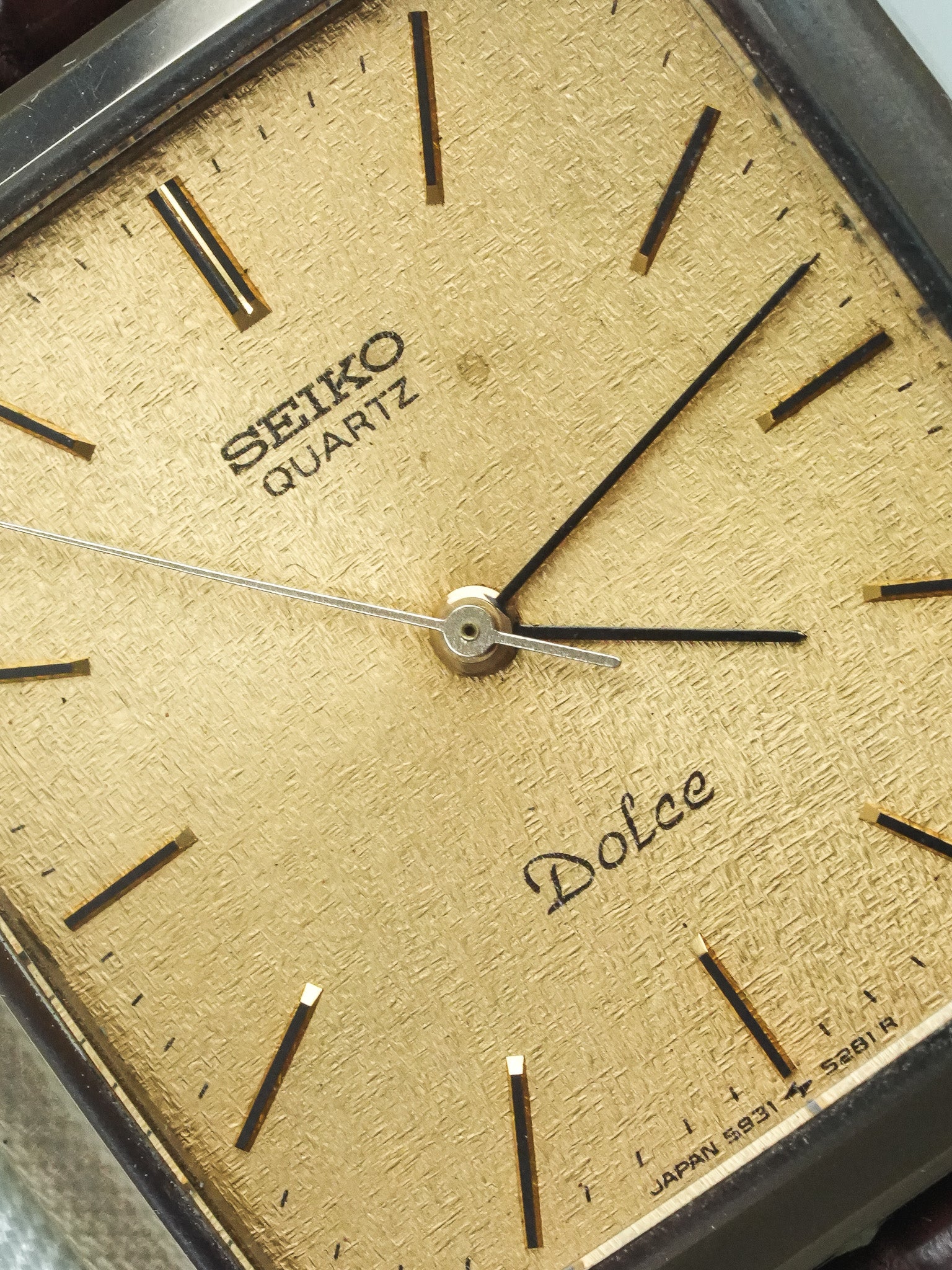 Montre Seiko Dolce Vintage - Tonneau Bronze (1982) - Atelier Victor