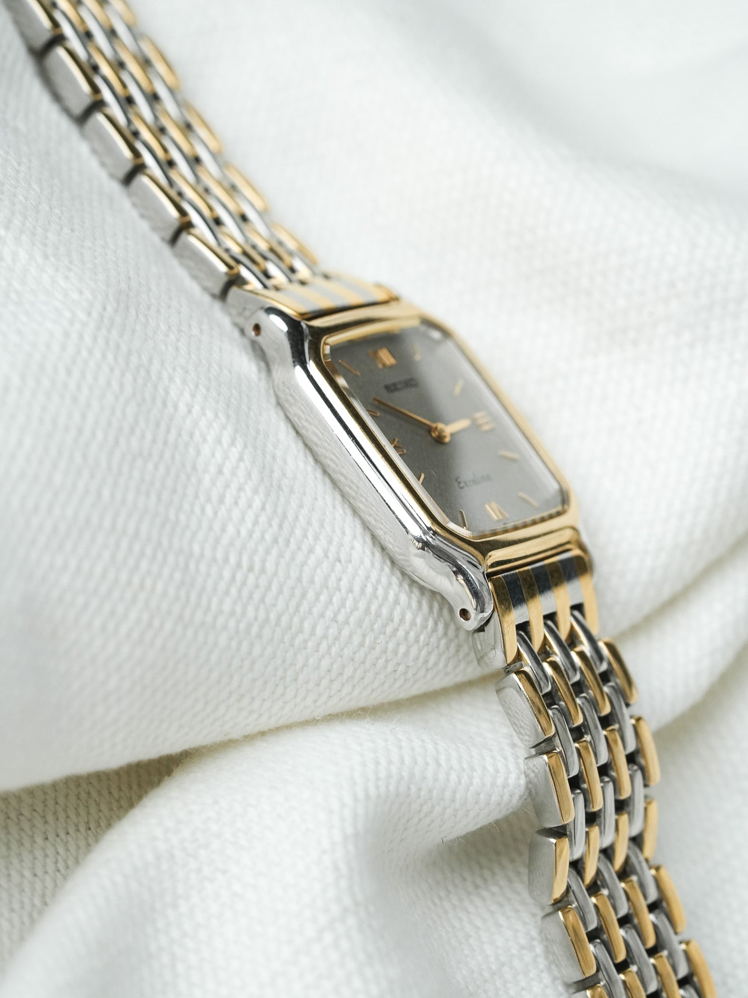 Montre Seiko Exceline Vintage - Maille Acier Or (1988) - Atelier Victor
