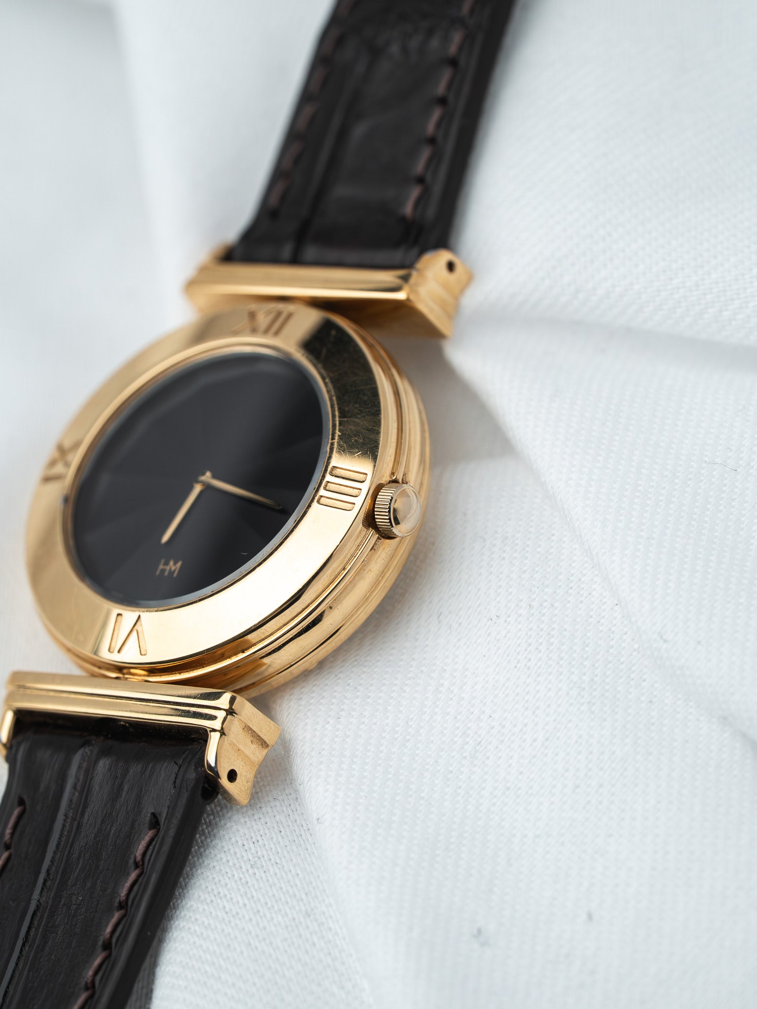Vintage Seiko Hanae Mori 2N20-0070 Reversible — Gold (1988