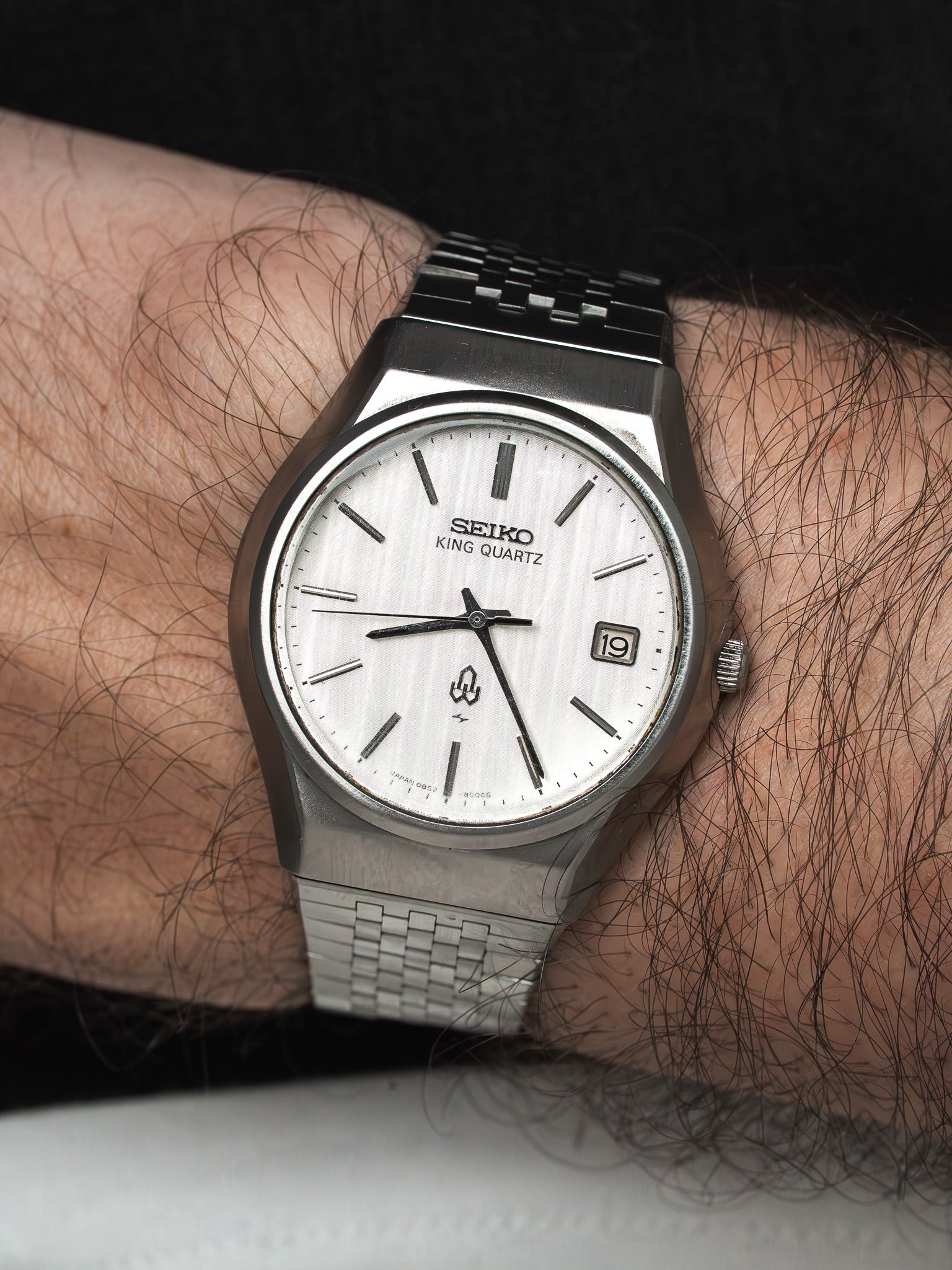 Vintage Seiko King Quartz 0852 Steel | Atelier Victor