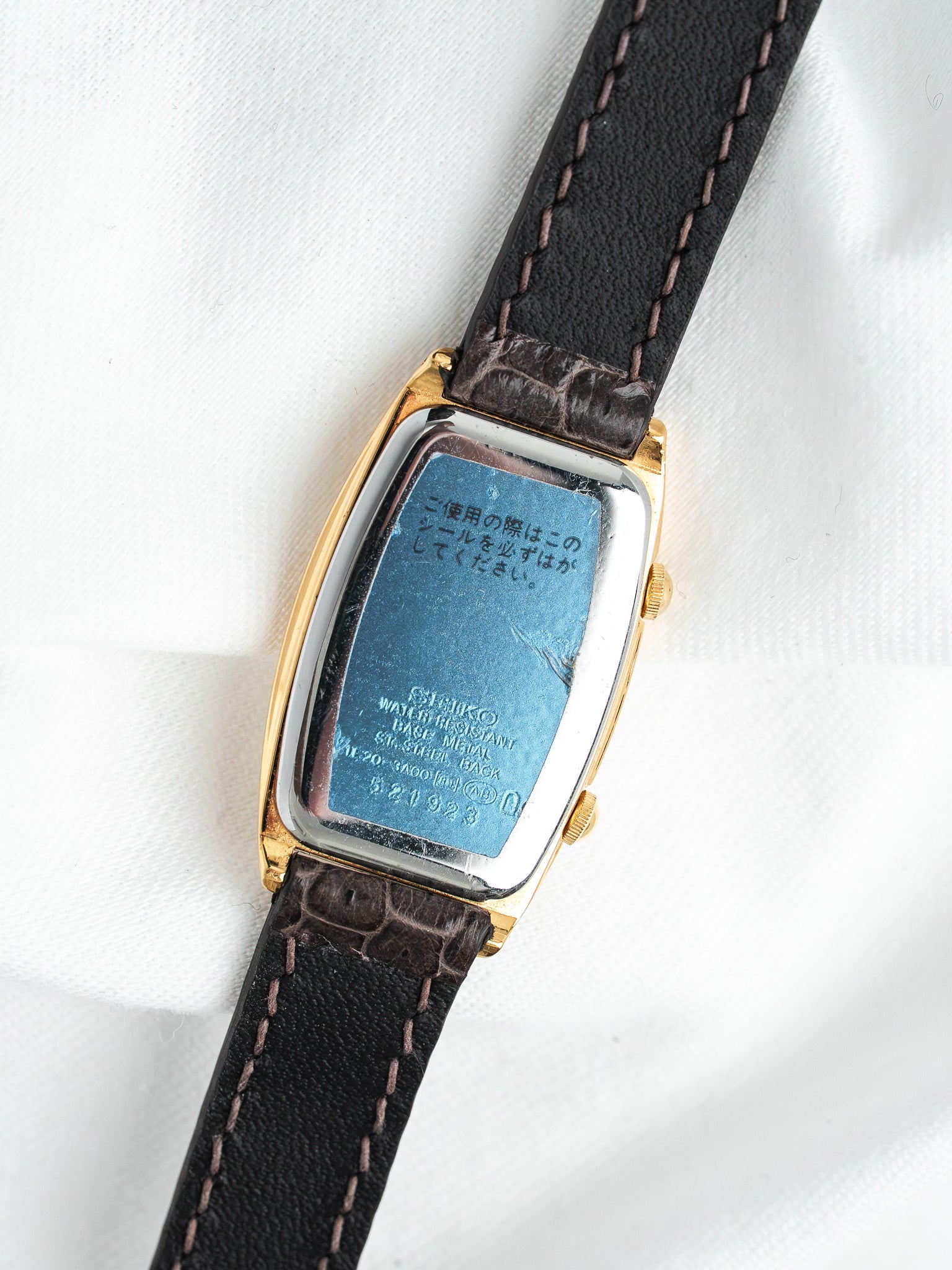 SEIKO 1E20-3A00 ノイエ デュアルタイム ゴールド トノー 腕時計 SEIKO