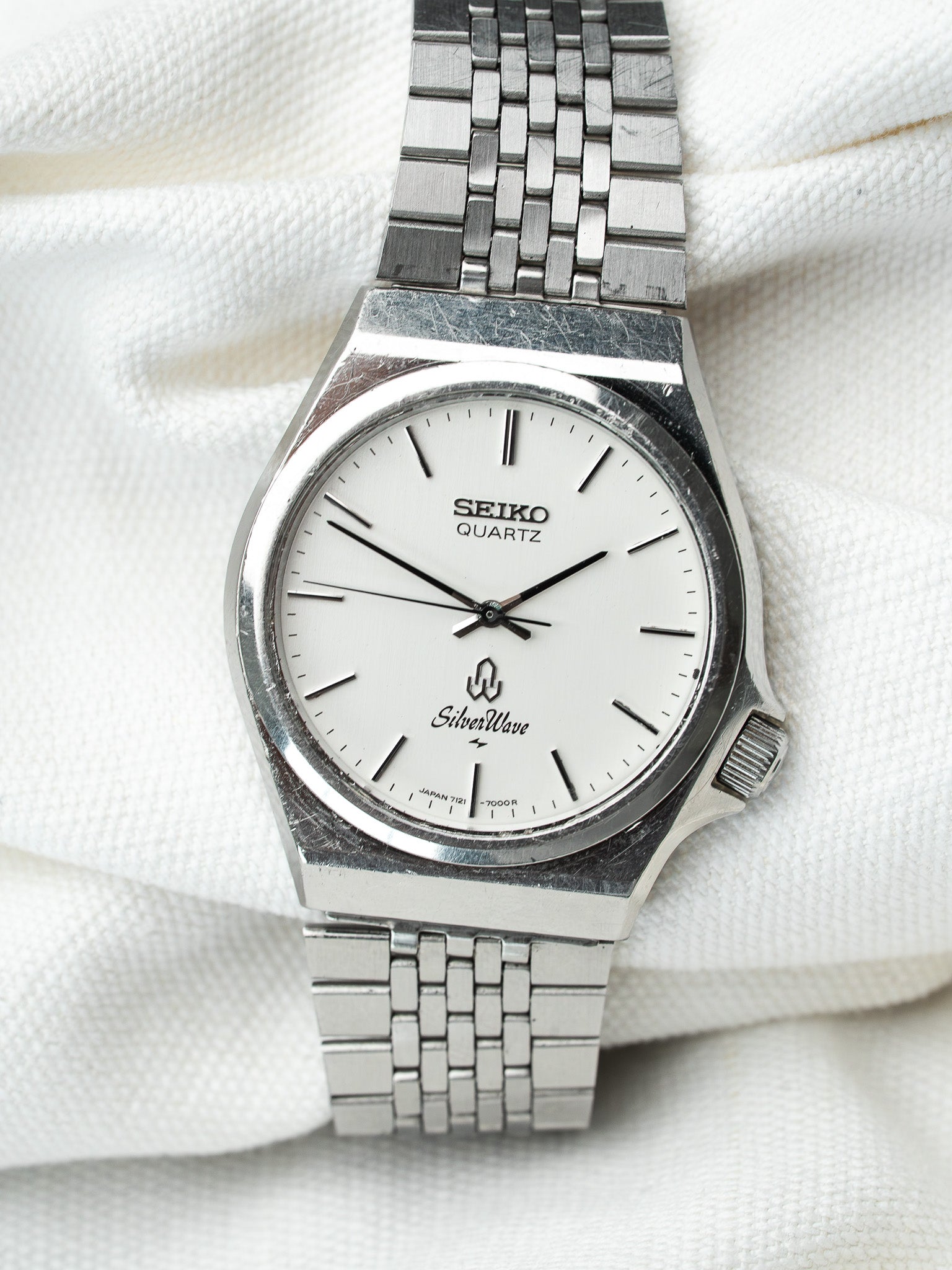 Seiko SilverWave Quartz Vintage 7121-7000 Steel Silver | Atelier