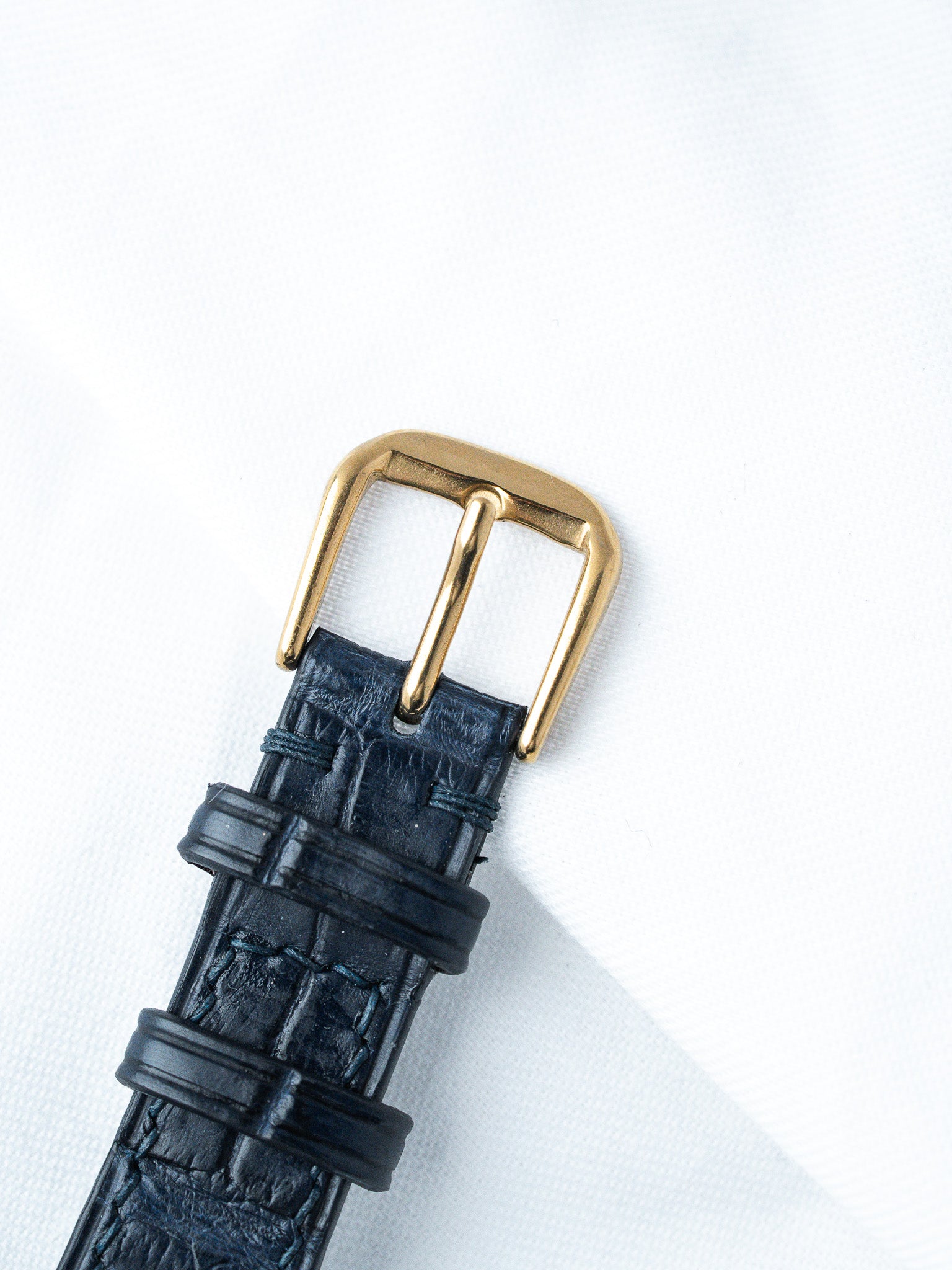 Montre Seiko Tank 5E21-5A50 Plaqué Or — Cadran Doré Sablé (1990)