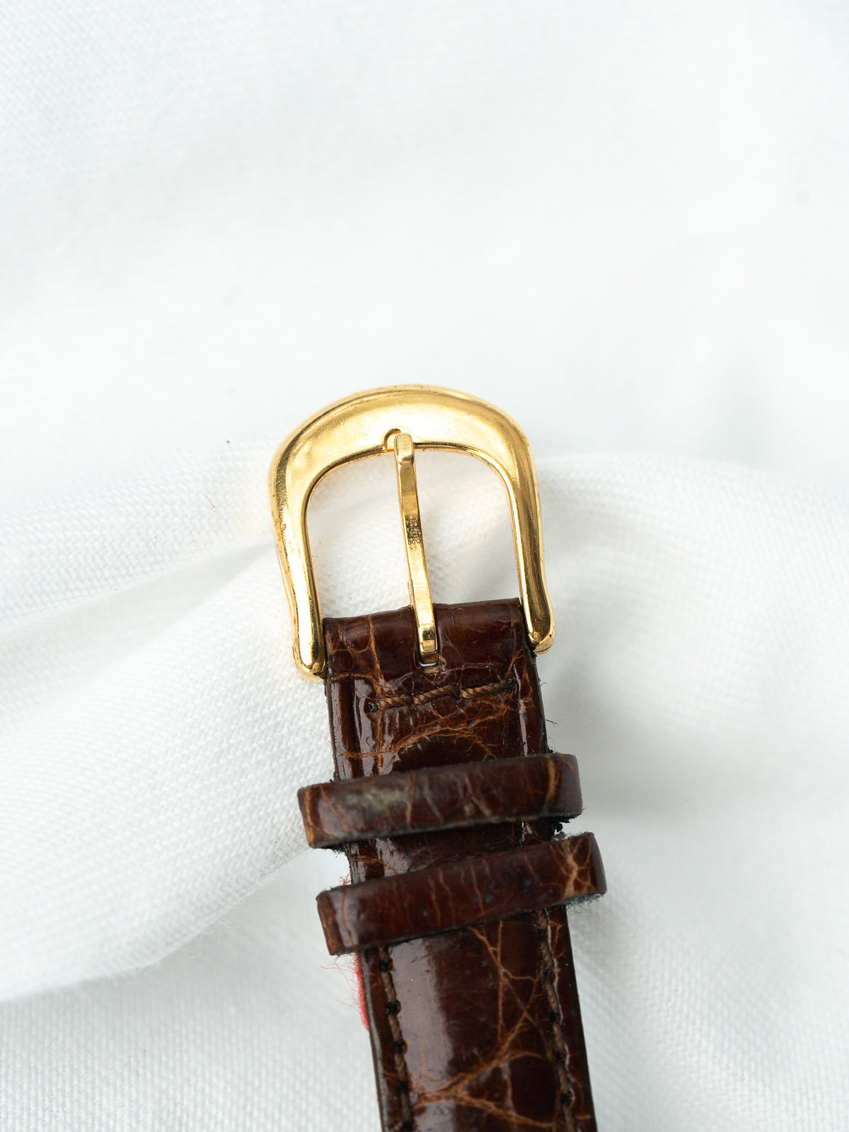 Hebilla de hebijón dorada original - Reloj Seiko 1F21-0BP0 Vintage Mujer - Atelier Victor