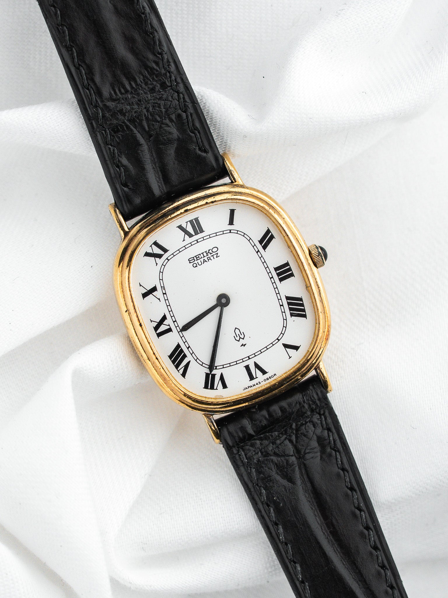 Montre Seiko Vintage 43-3180 — Vermeil Argent 925 Ovale (1976)