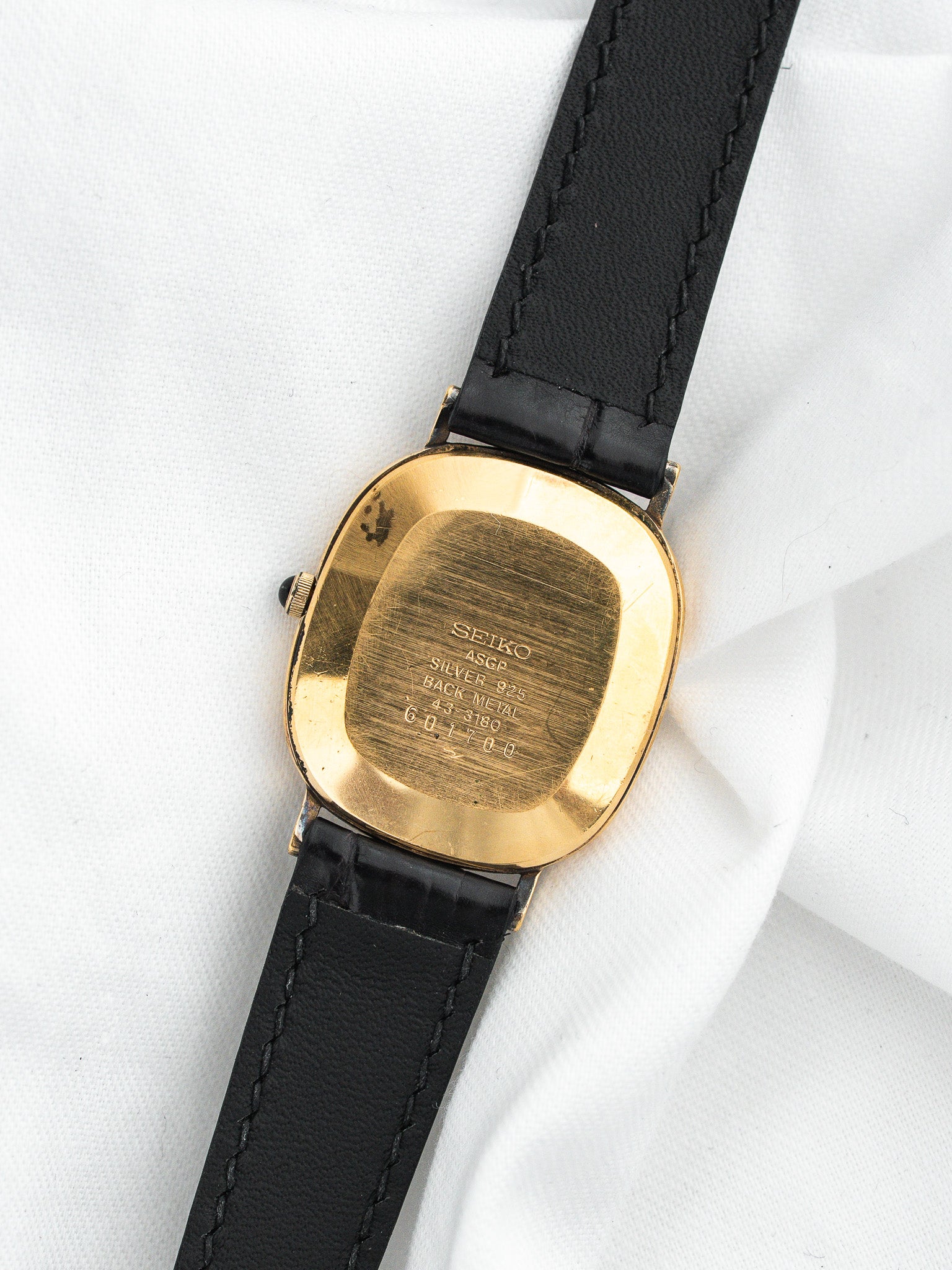 Montre Seiko Vintage 43-3180 — Vermeil Argent 925 Ovale (1976)