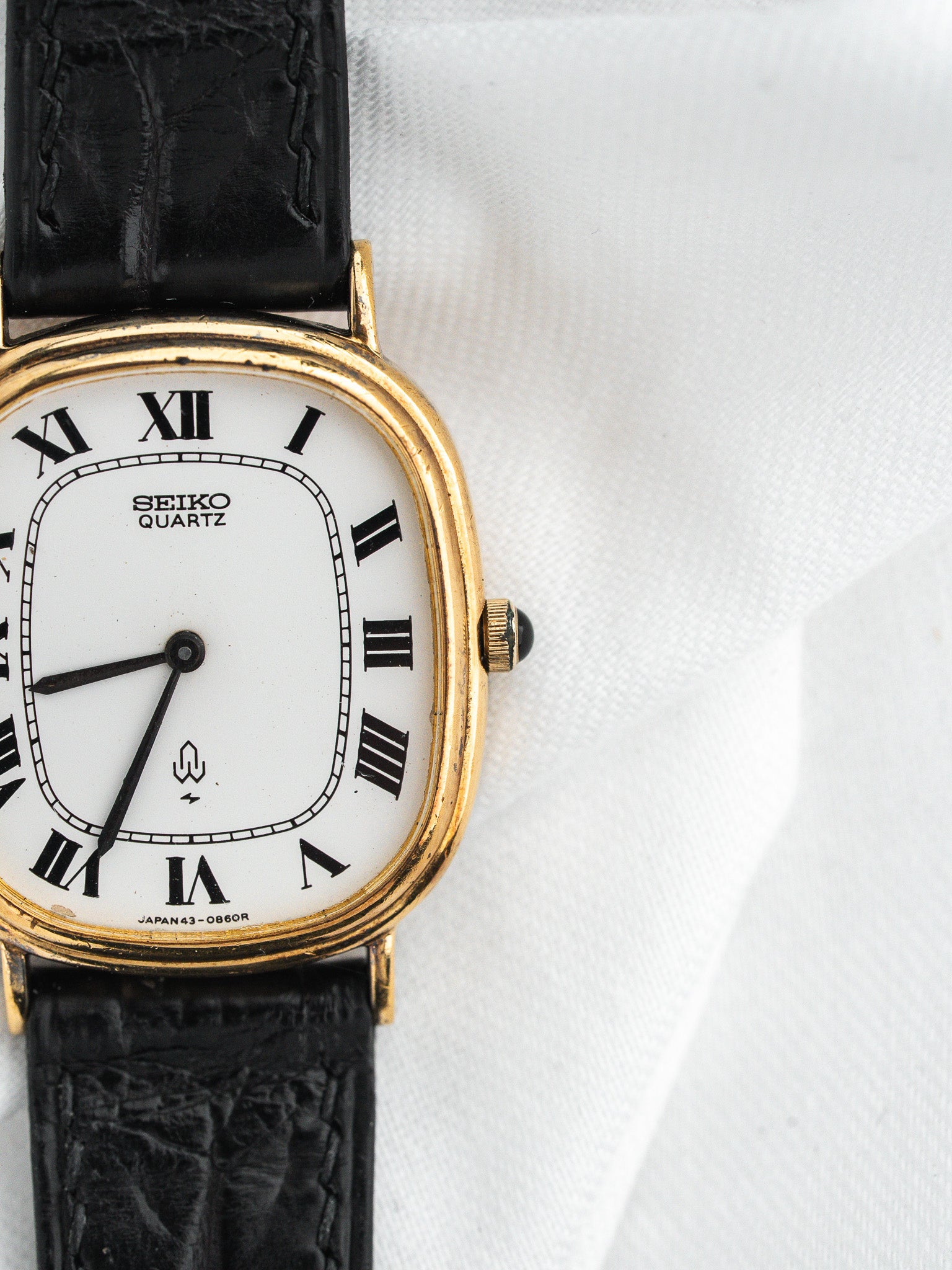 Montre Seiko Vintage 43-3180 — Vermeil Argent 925 Ovale (1976)