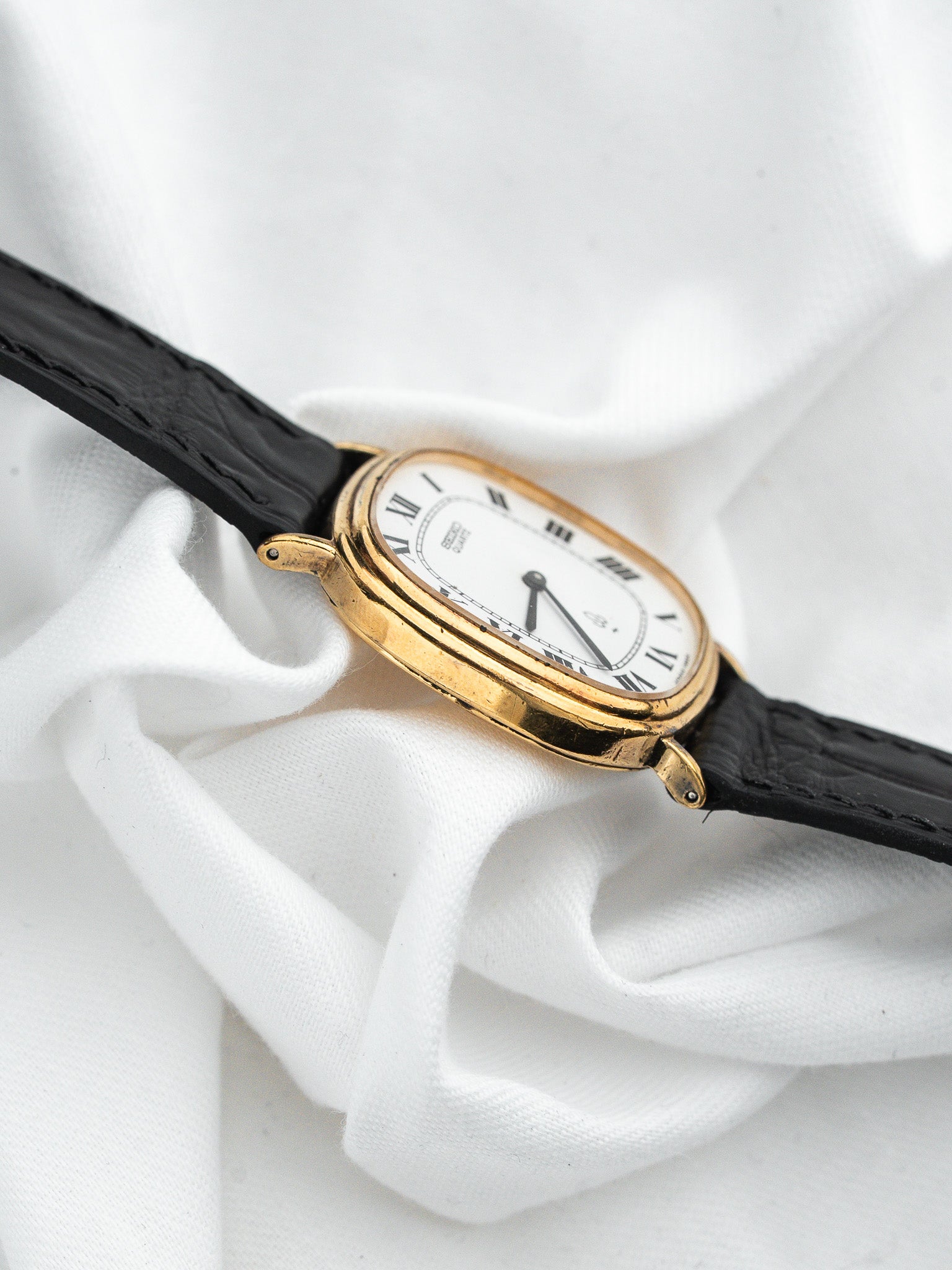 Montre Seiko Vintage 43-3180 — Vermeil Argent 925 Ovale (1976)