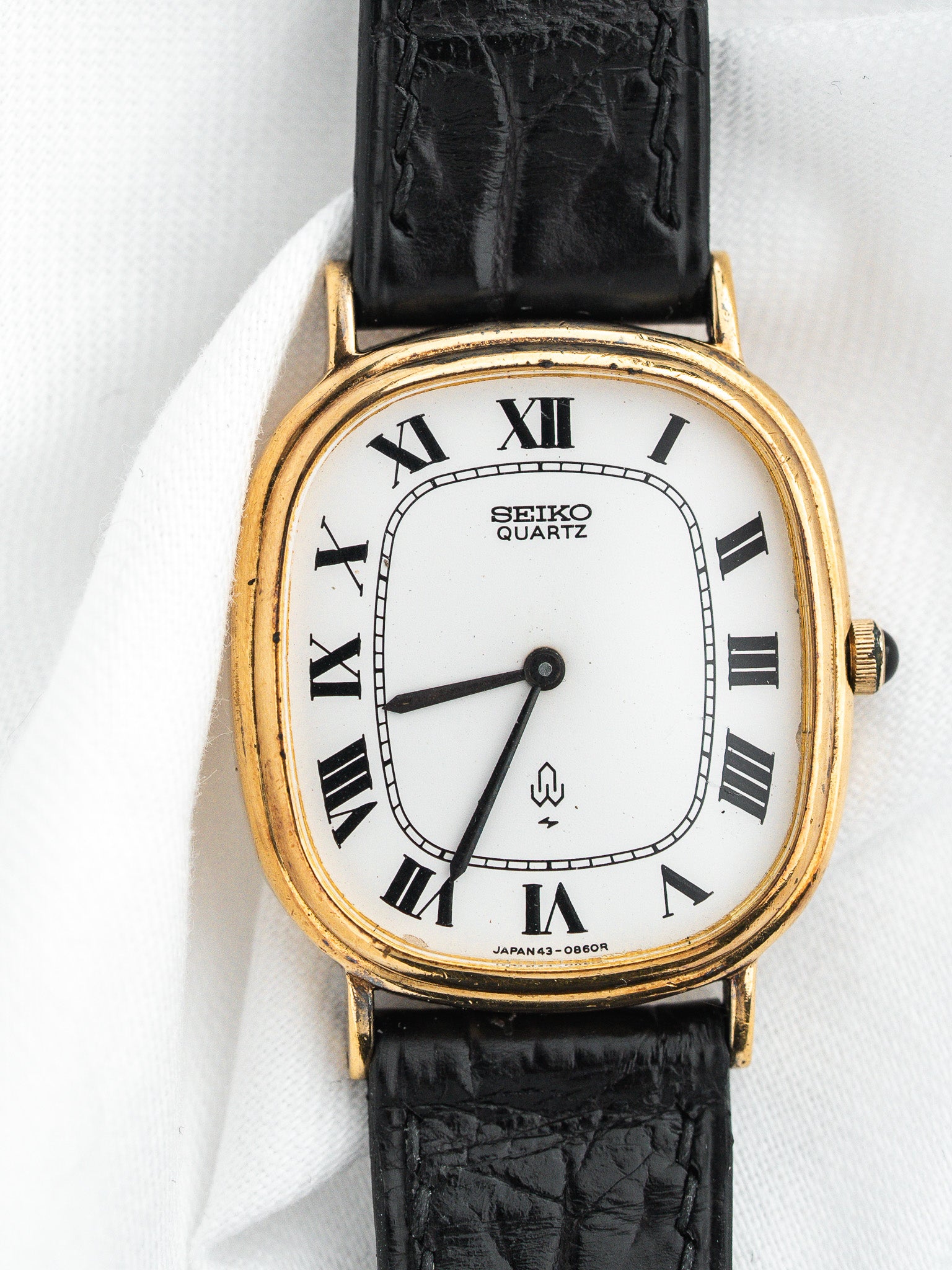 Montre Seiko Vintage 43-3180 — Vermeil Argent 925 Ovale (1976)