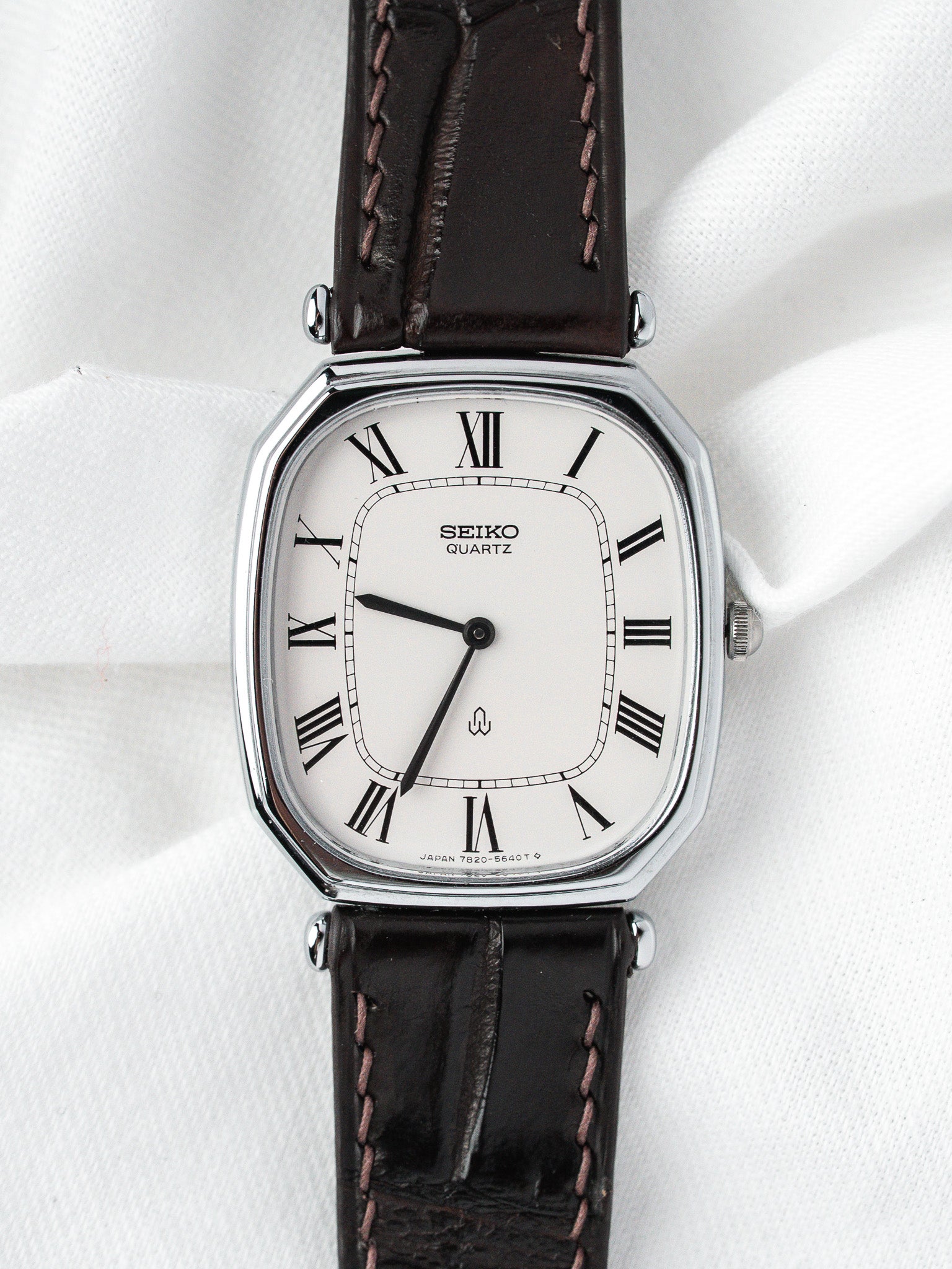 Montre Seiko Vintage 7820-5480 — Acier Chiffres Romains (1980)