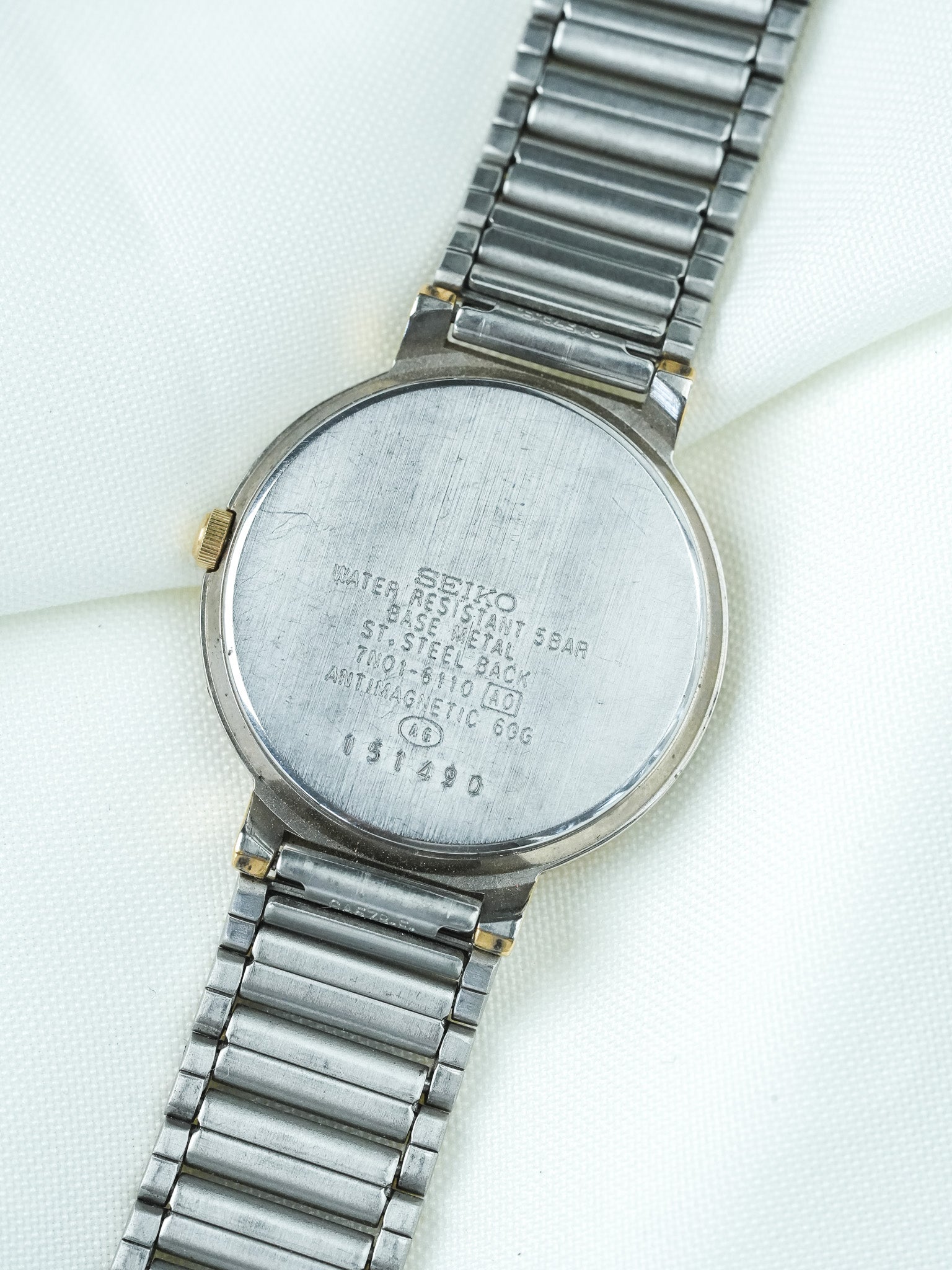 Montre Seiko Vintage - Avenue Acier Bicolore (2001) - Atelier Victor