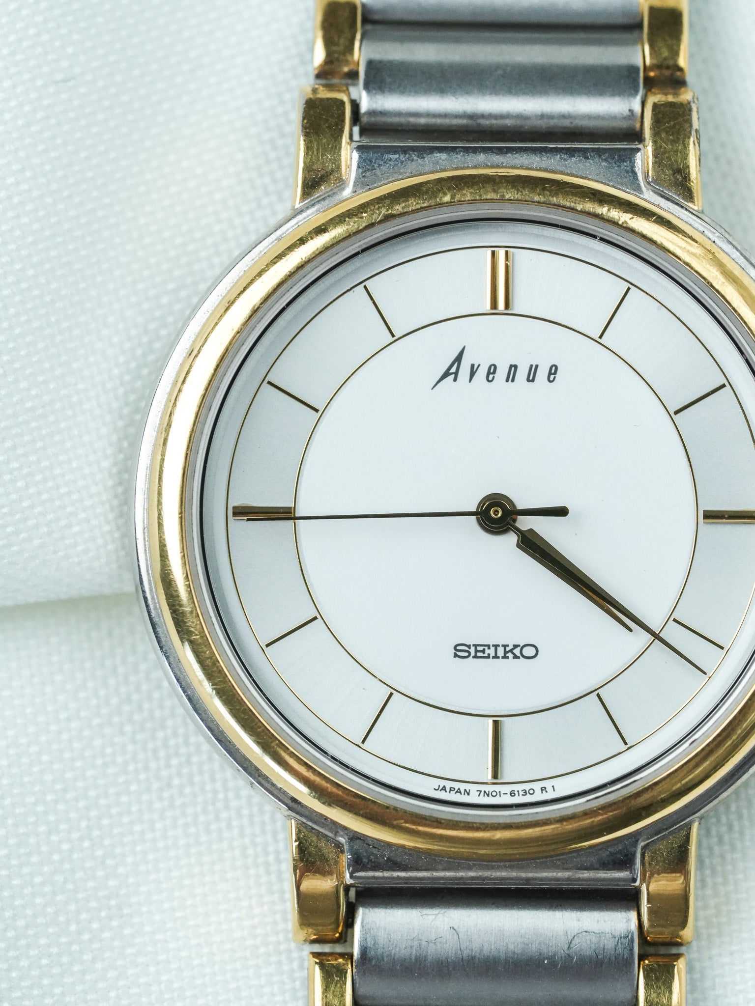 Montre Seiko Vintage - Avenue Acier Bicolore (2001) - Atelier Victor