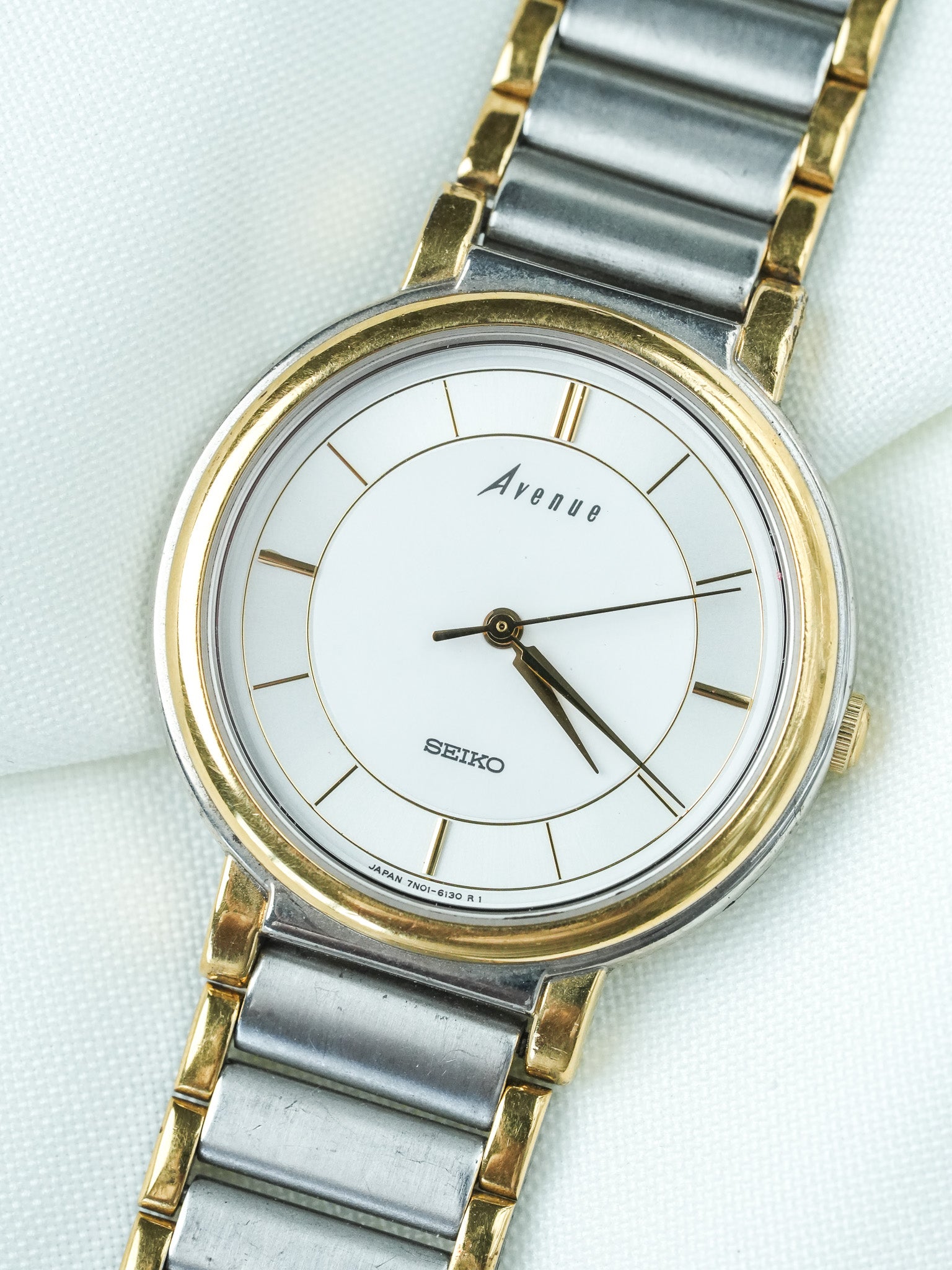 Montre Seiko Vintage - Avenue Acier Bicolore (2001) - Atelier Victor