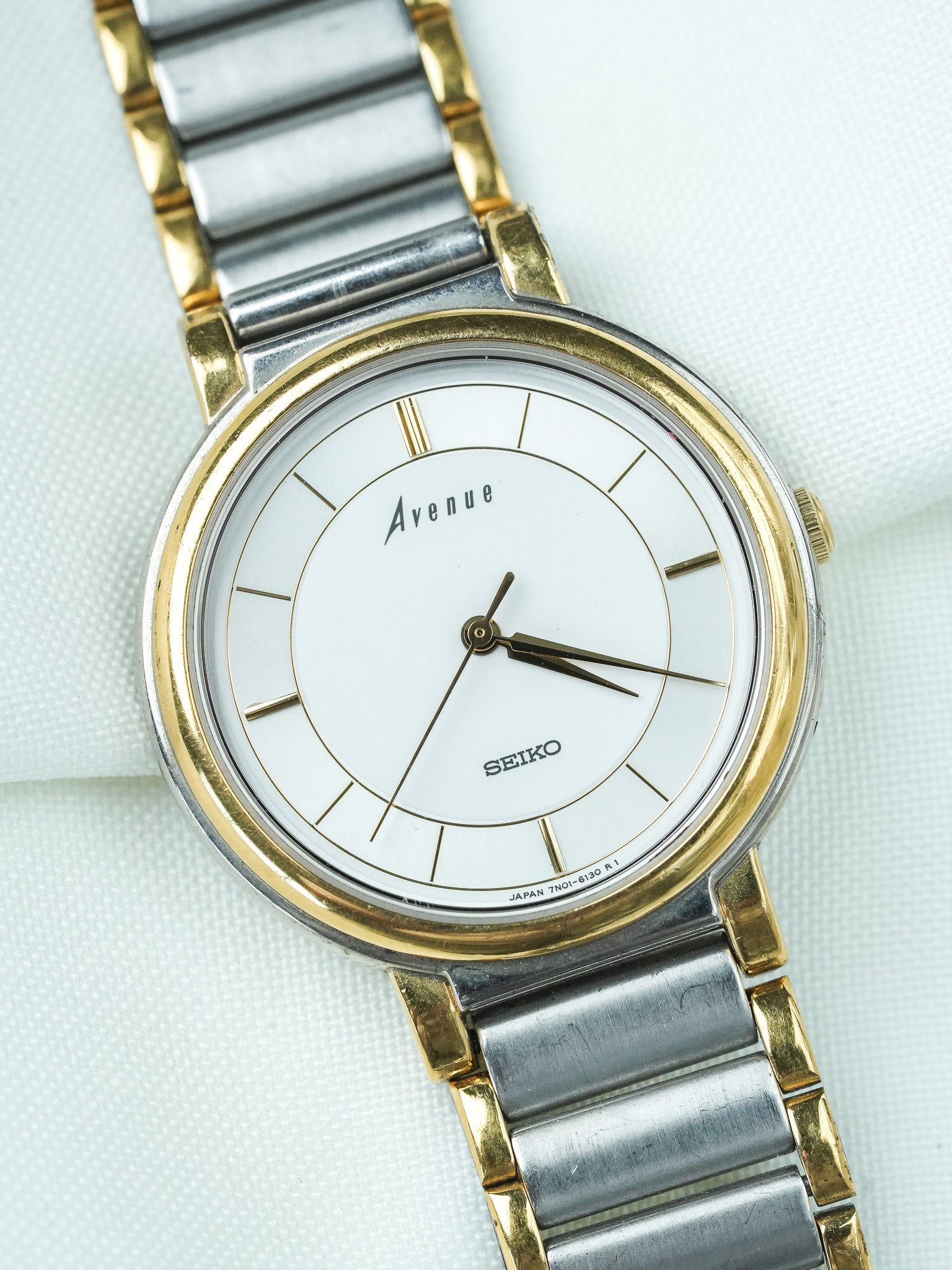 Montre Seiko Vintage - Avenue Acier Bicolore (2001) - Atelier Victor