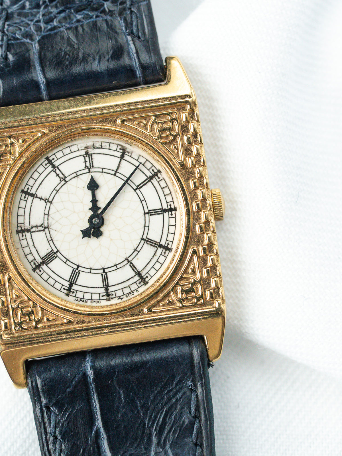 وريدات وأعمدة مسننة - ساعة Seiko Big Ben 5P30-6150 - Atelier Victor