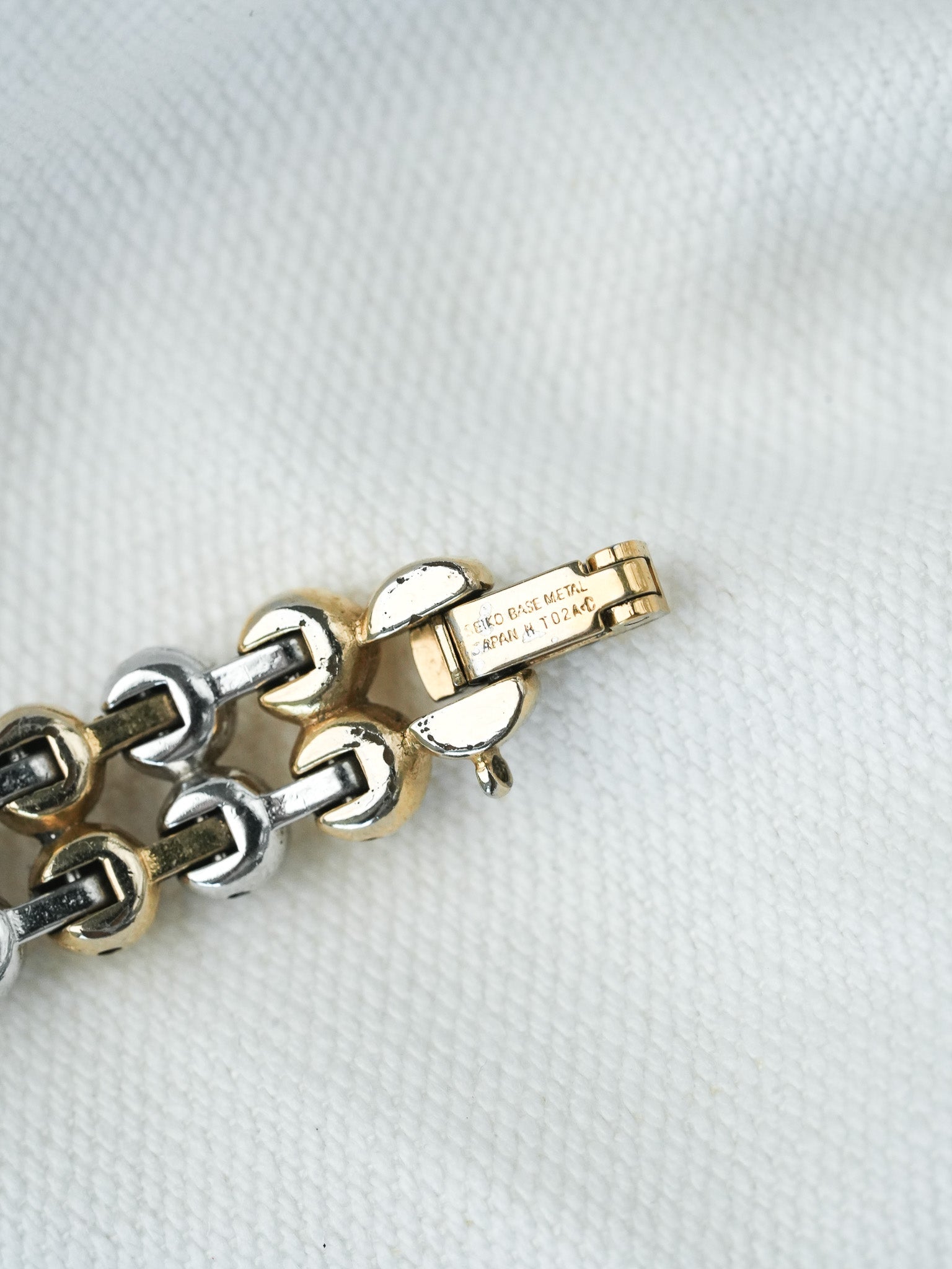 Montre Seiko Vintage - Cocktail Boules Bicolore Deux Rangées (1985) - Atelier Victor