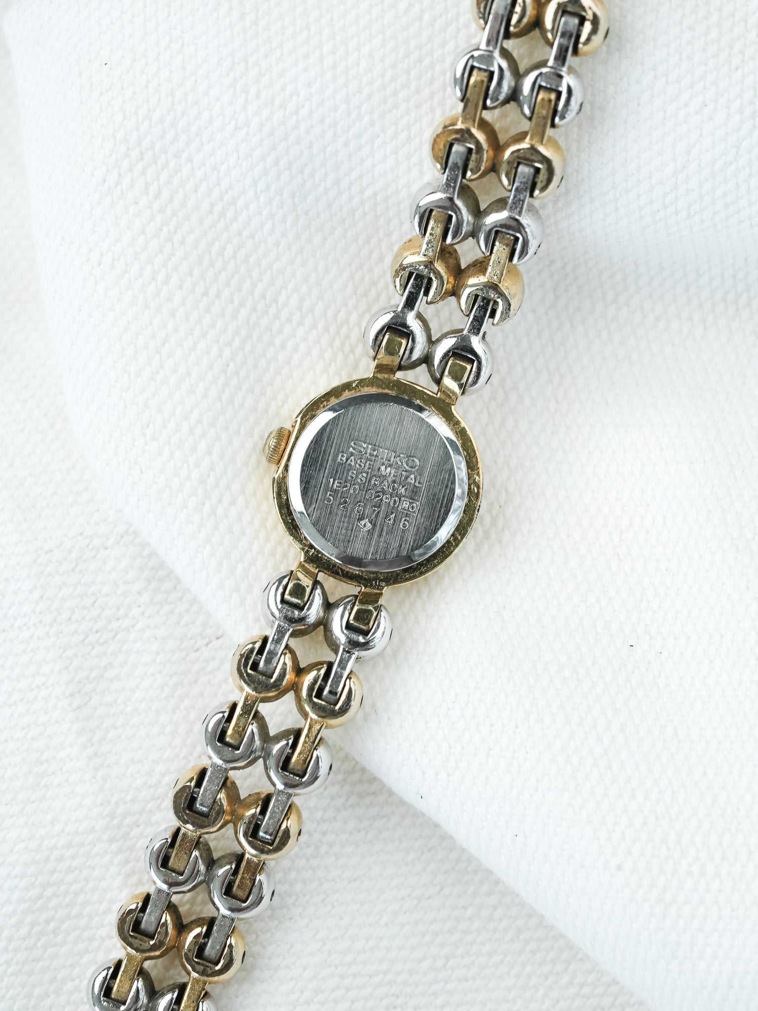 Montre Seiko Vintage - Cocktail Boules Bicolore Deux Rangées (1985) - Atelier Victor