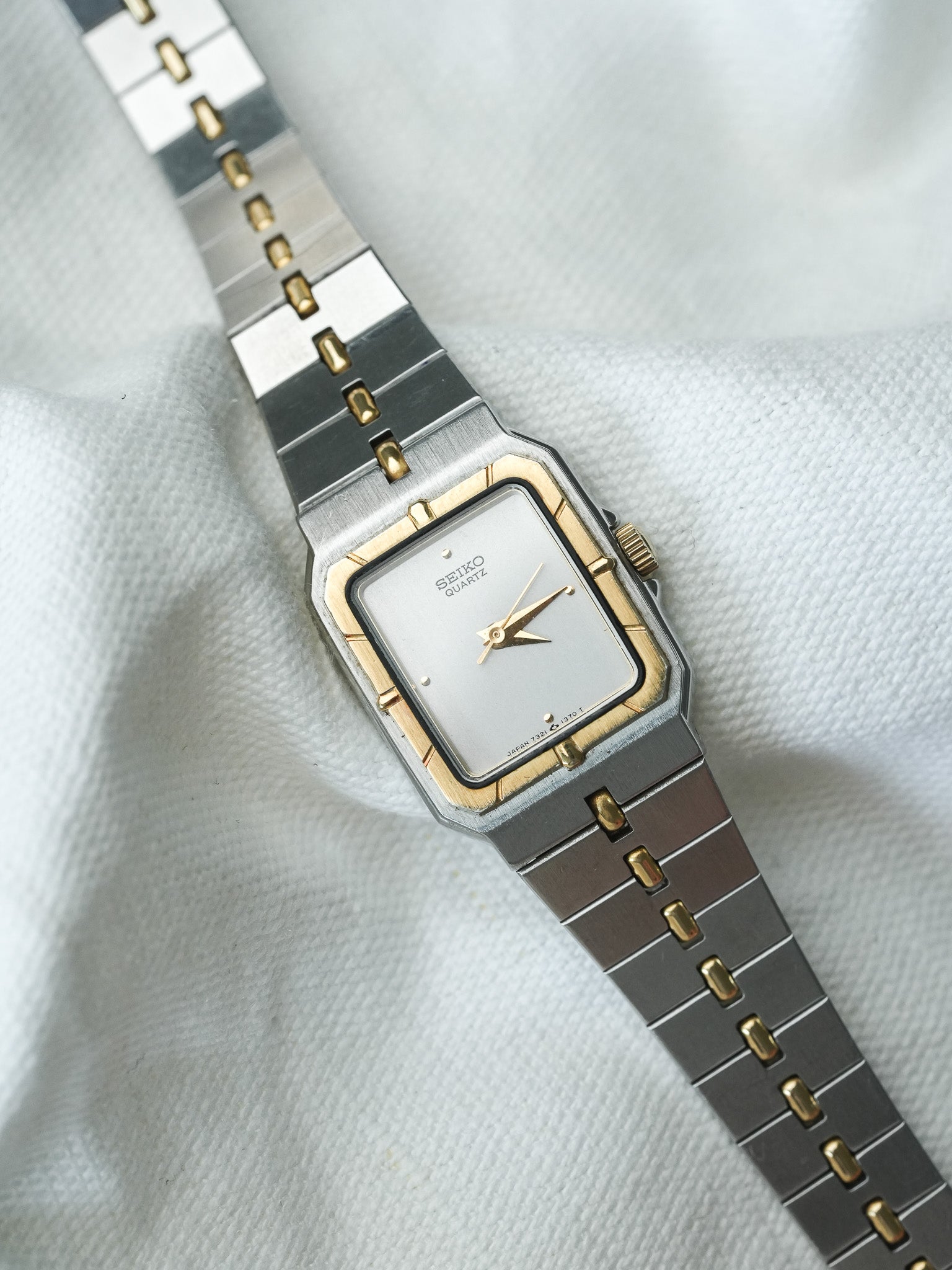 Montre Seiko Vintage - Style Santos Godron (1985) - Atelier Victor