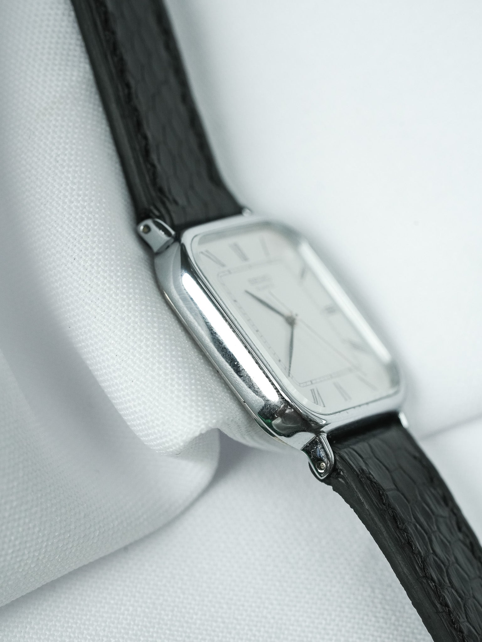 Vintage Watch Seiko - Tank Square Stainless Steel Roman (1984