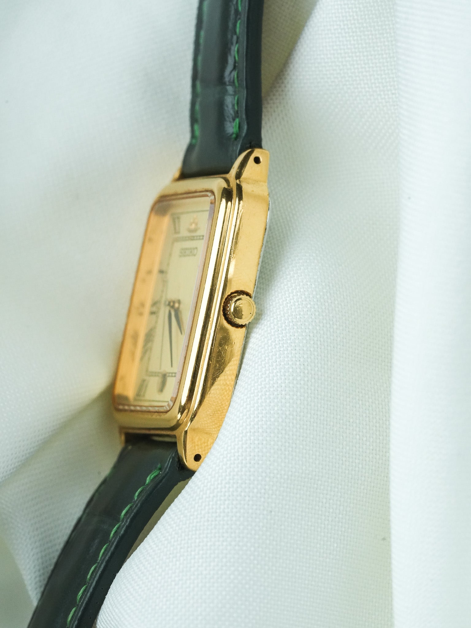 Montre Seiko Vintage - Tank Or Date 6h (1997) - Atelier Victor
