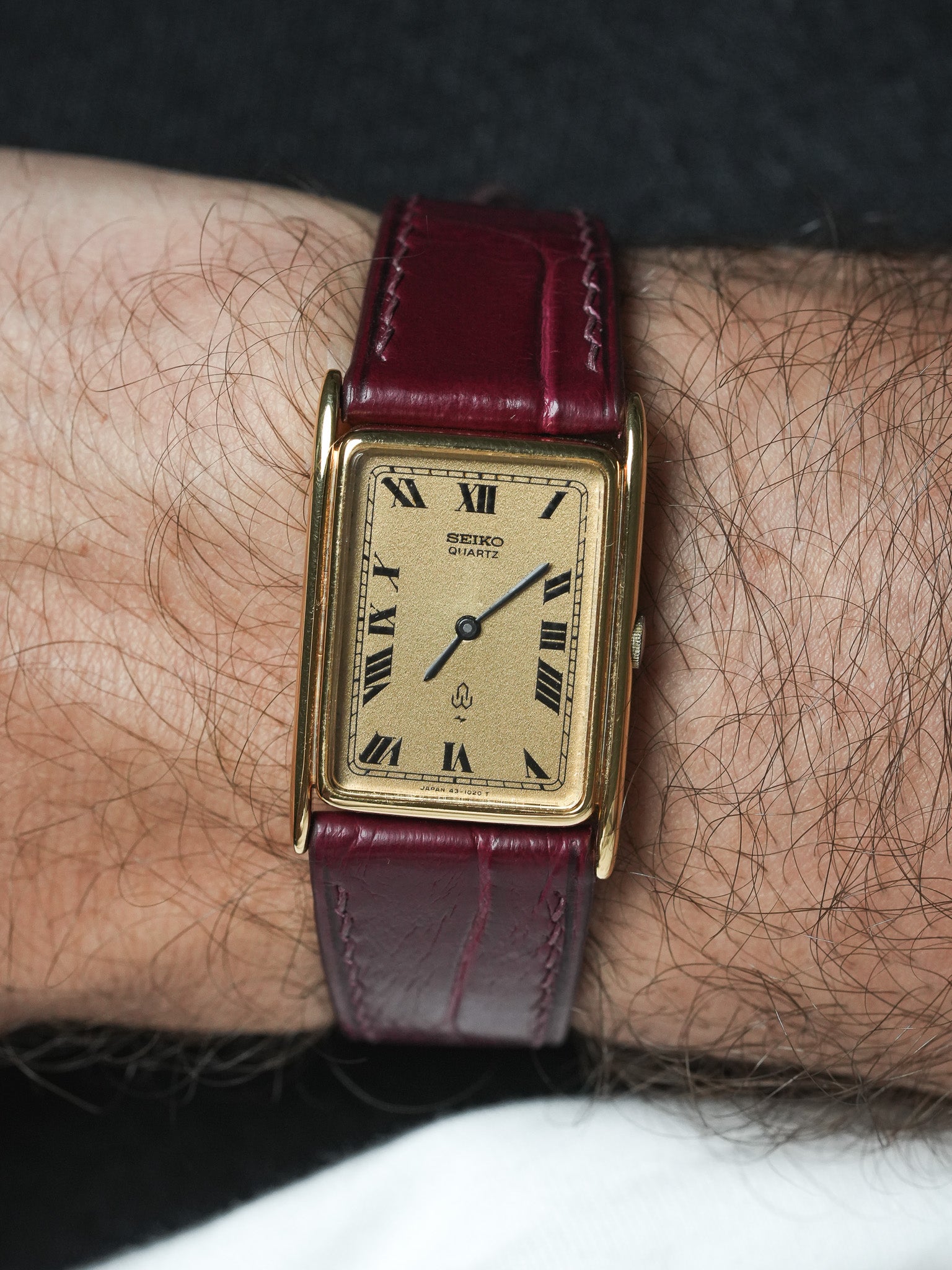 Seiko Tank Vintage Watch 1987 | Atelier Victor