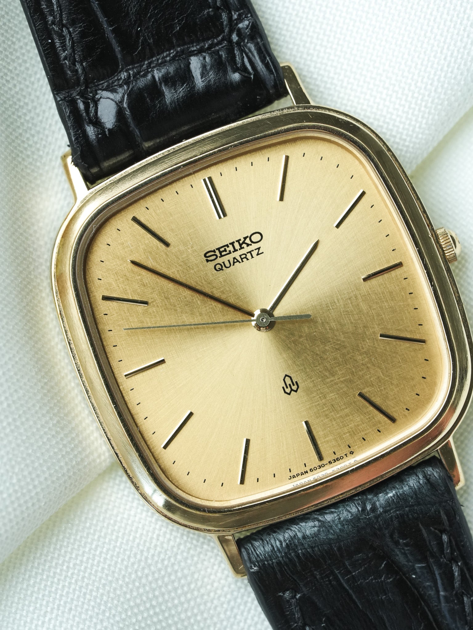 Vintage Seiko Tank TV XL 6030-5300 Watch 1990 | Atelier Victor