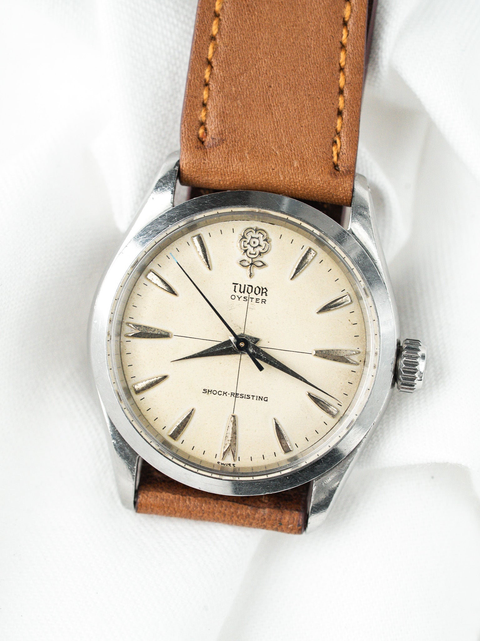 Tudor Oyster Watch 7934 Big Rose — Crosshair Dial (1959) 