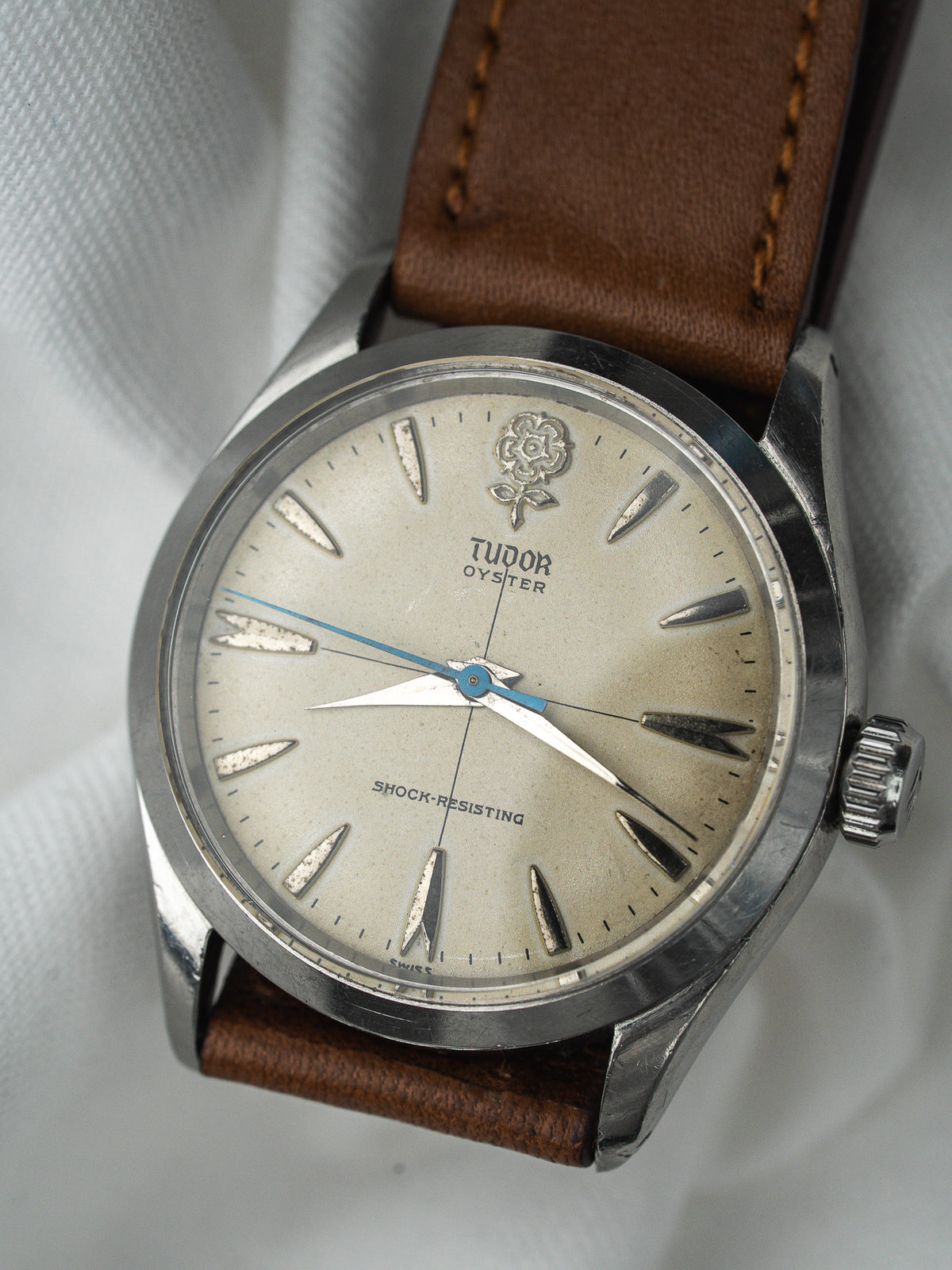 Tudor Oyster Watch 7934 Big Rose — Crosshair Dial (1959) 