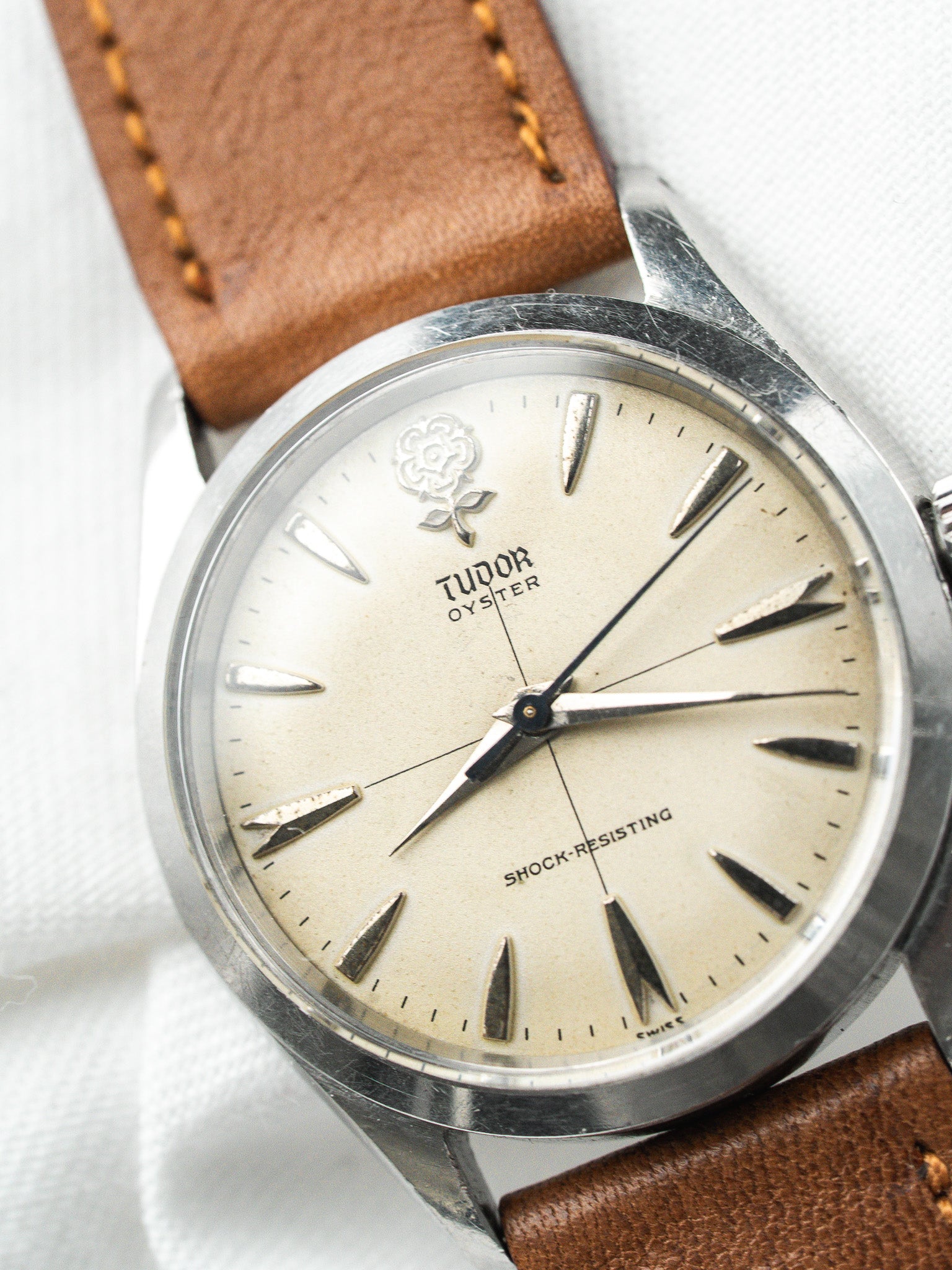 Tudor Oyster Watch 7934 Big Rose — Crosshair Dial (1959) 