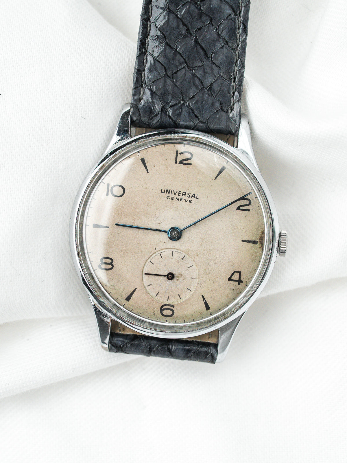 Boucle ardillon et bracelet - Montre Universal Genève Calibre 262 Vintage - Atelier Victor