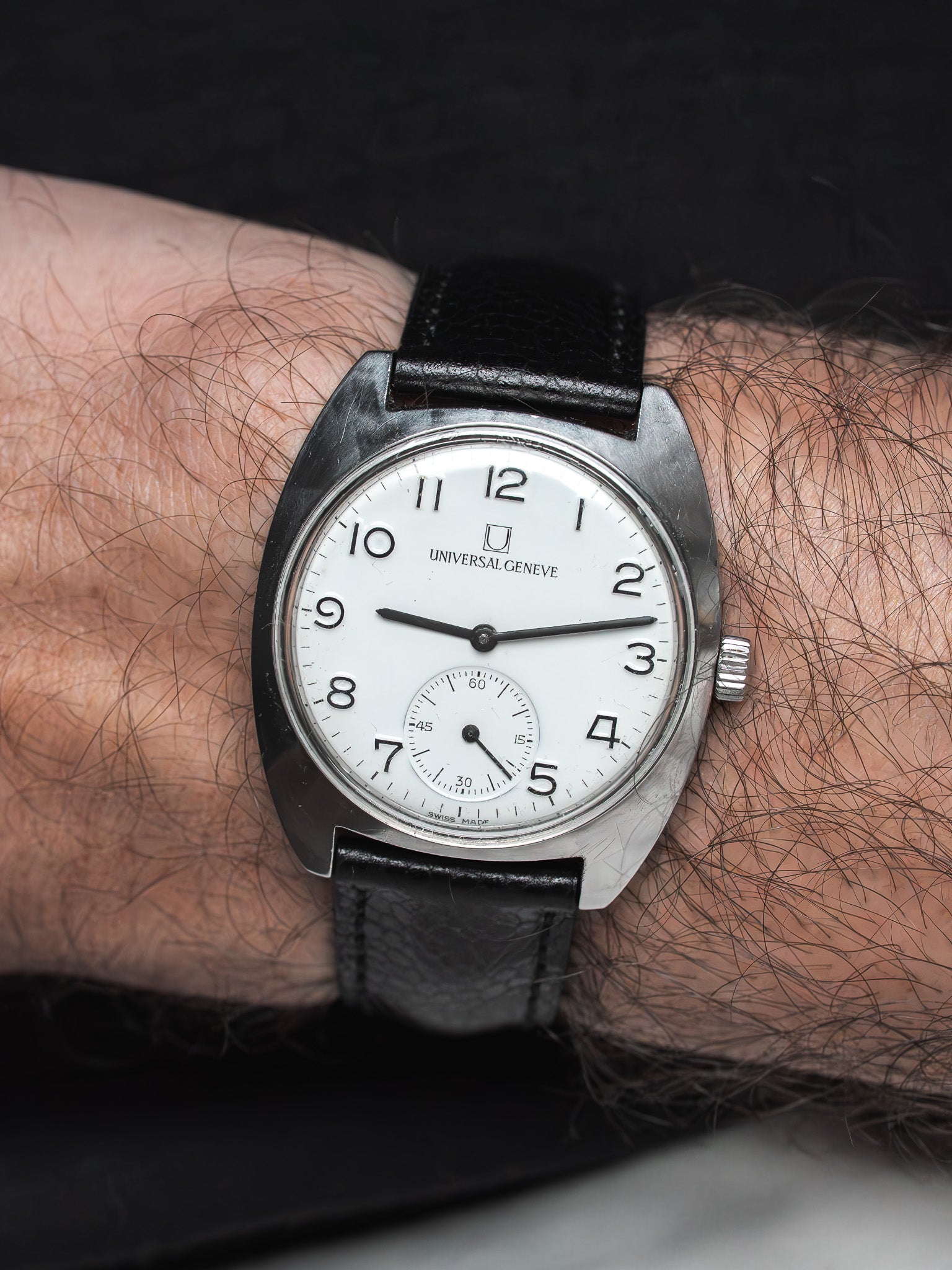 Montre Universal Genève FS Vintage - Mark 2 Acier 36mm (1964-1975) - Atelier Victor