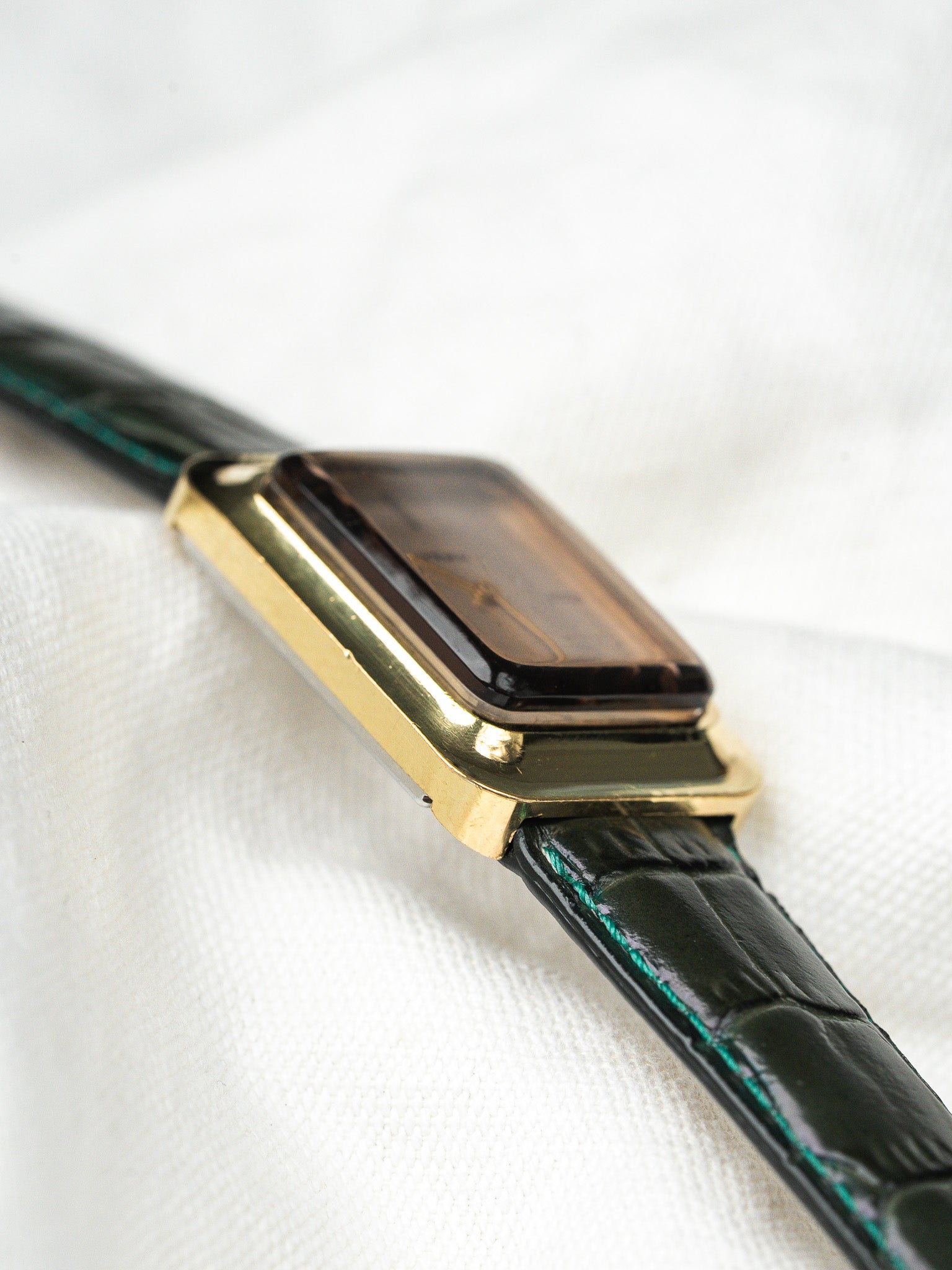 Vintage Yema Tank Gold-Plated — Salmon Dial (1970s) 