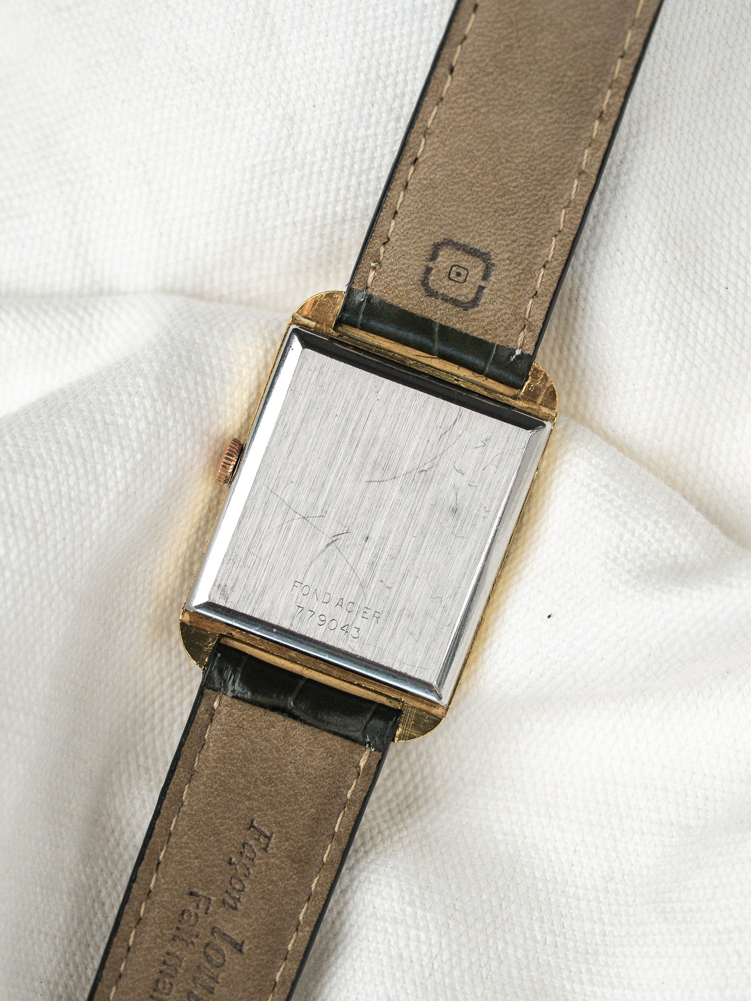 Vintage Yema Tank Gold-Plated — Salmon Dial (1970s) 