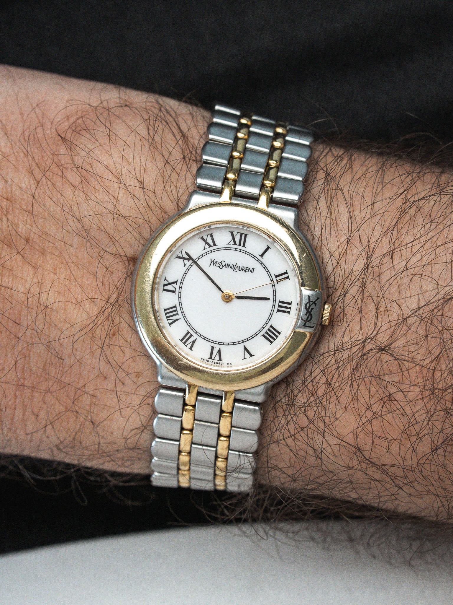 YvesSaintLaurent イヴサンローラン vintage ヴィンテージ Vintage Yves Saint Laurent 4630-E63727 Pre-Owned Watch | Vintage 1991