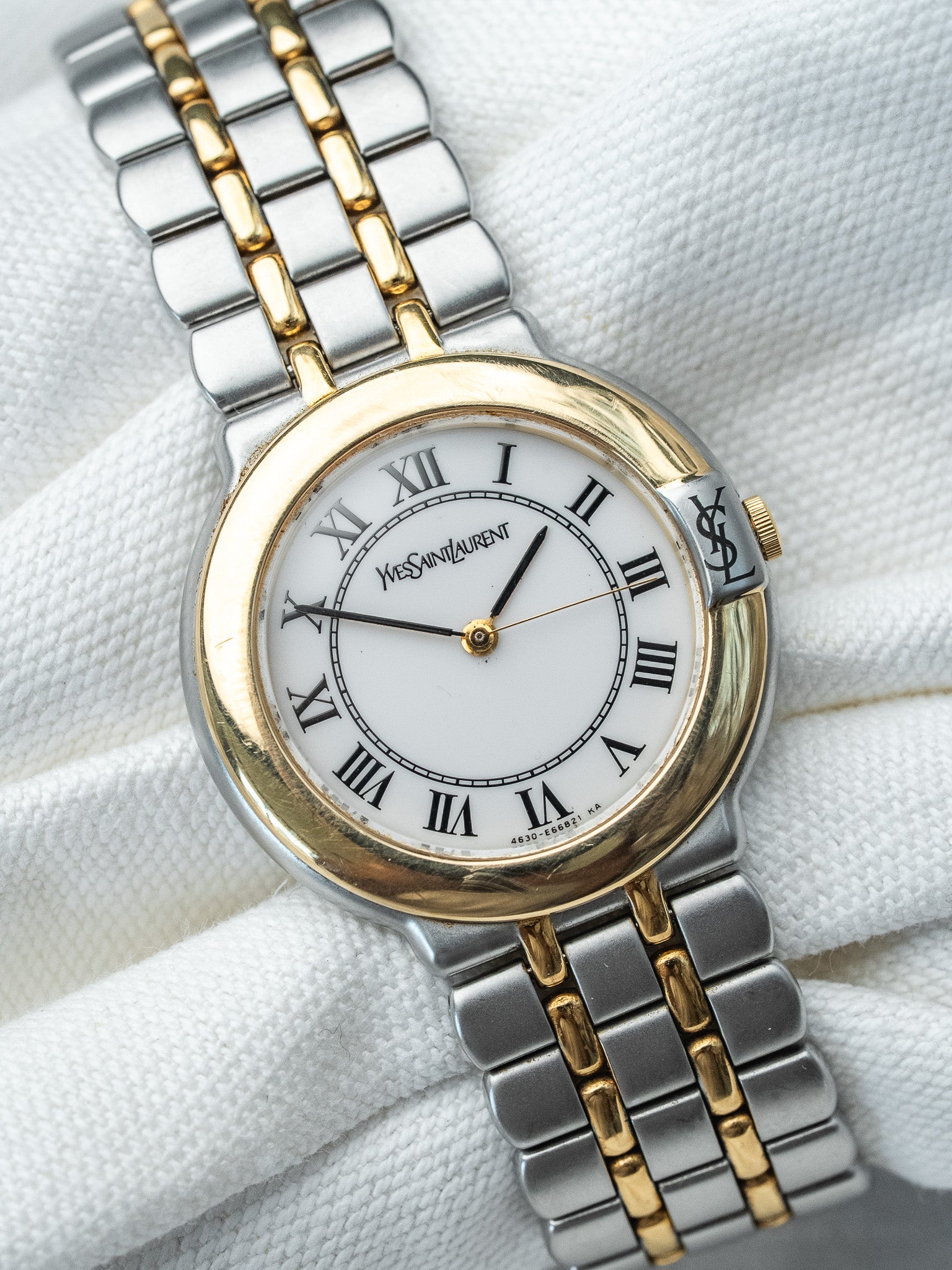 Montre YSL Vintage - Acier Bicolore 32mm (1991) - Atelier Victor