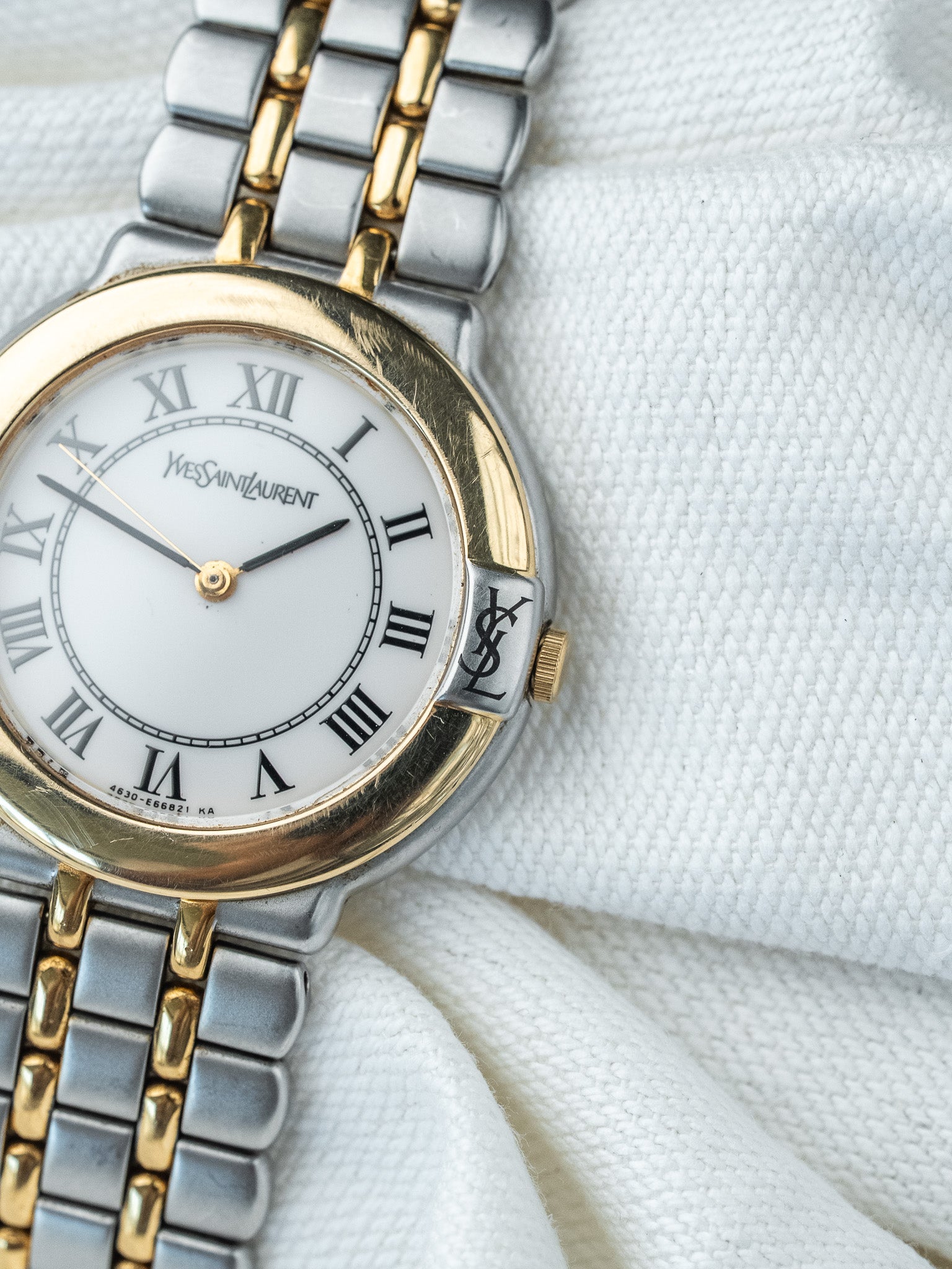 Montre YSL Vintage - Acier Bicolore 32mm (1991) - Atelier Victor
