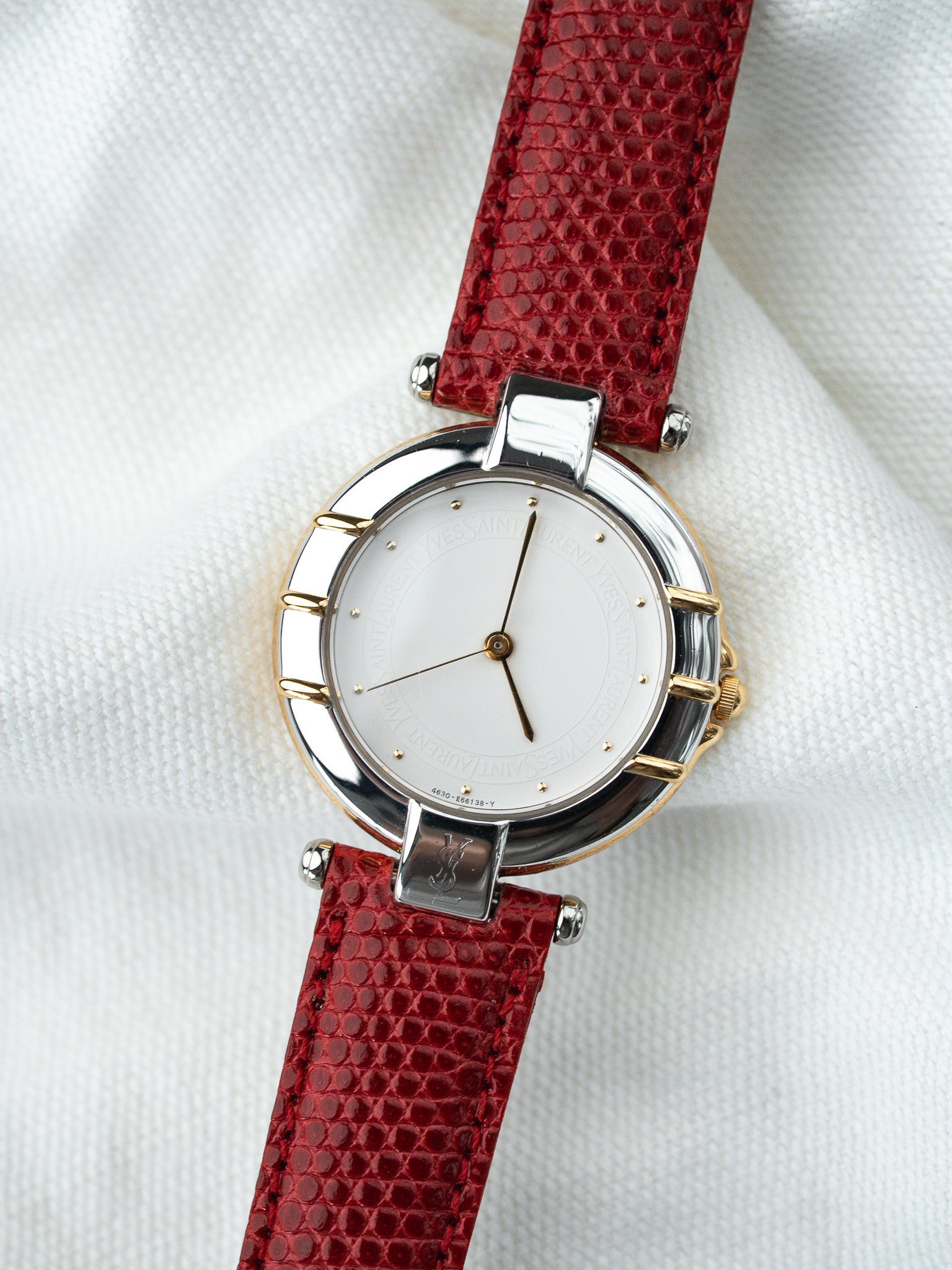 Montre YSL Vintage - Acier Or Rouge 30mm (Années 1990) - Atelier Victor