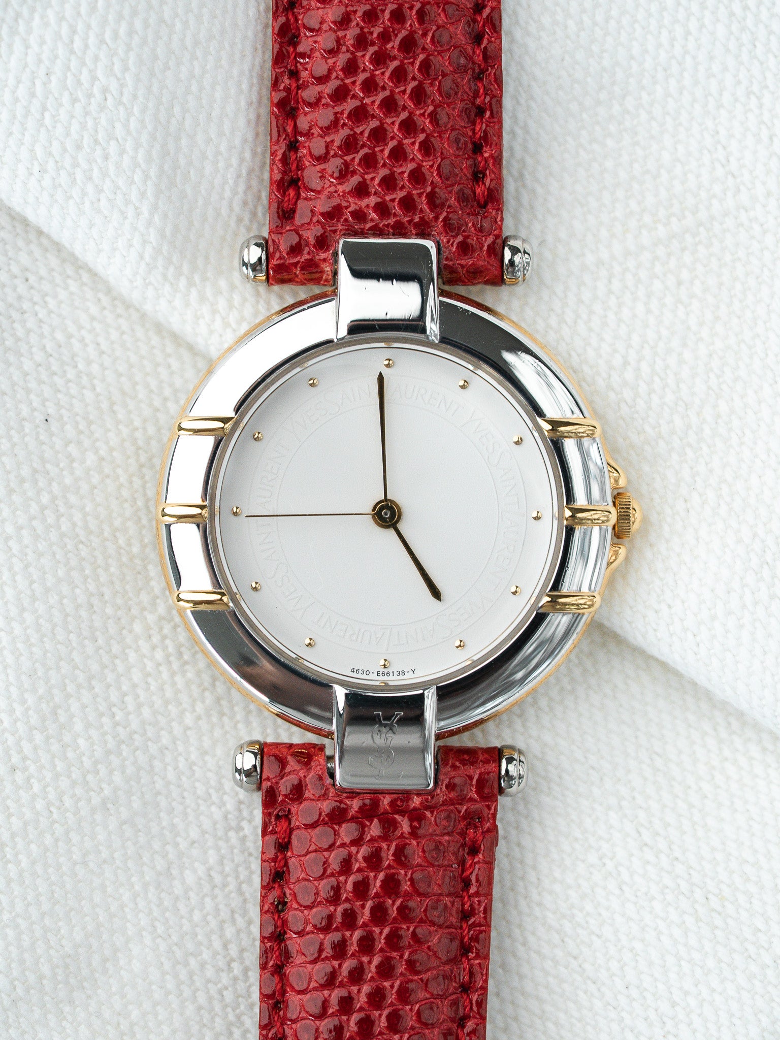 Montre YSL Vintage - Acier Or Rouge 30mm (Années 1990) - Atelier Victor