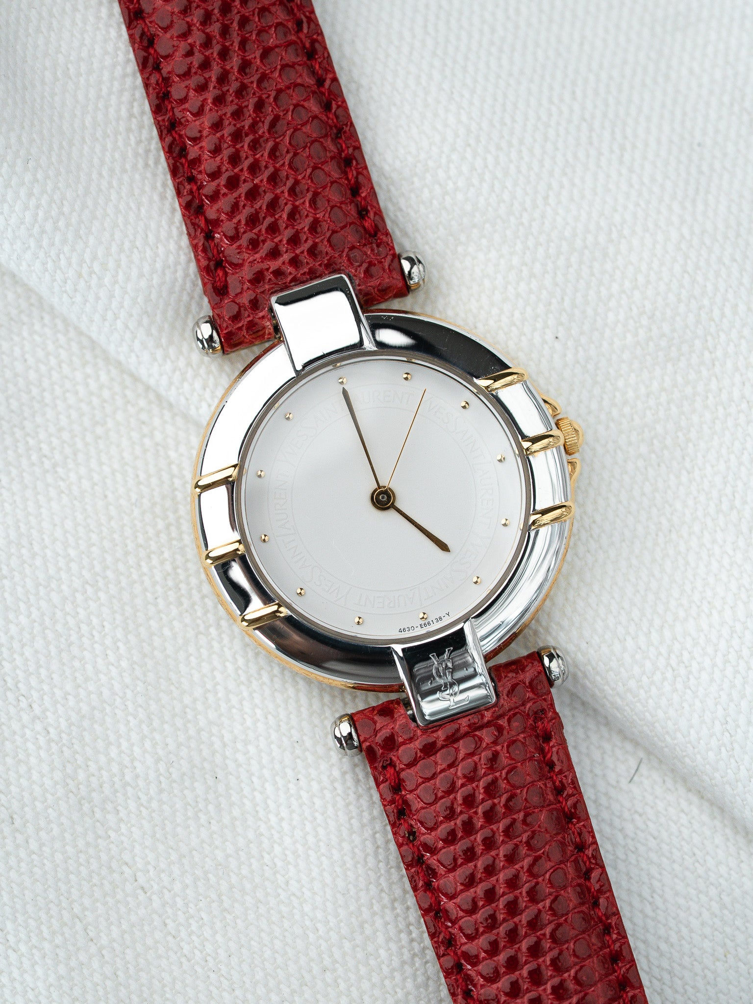 Montre YSL Vintage - Acier Or Rouge 30mm (Années 1990) - Atelier Victor