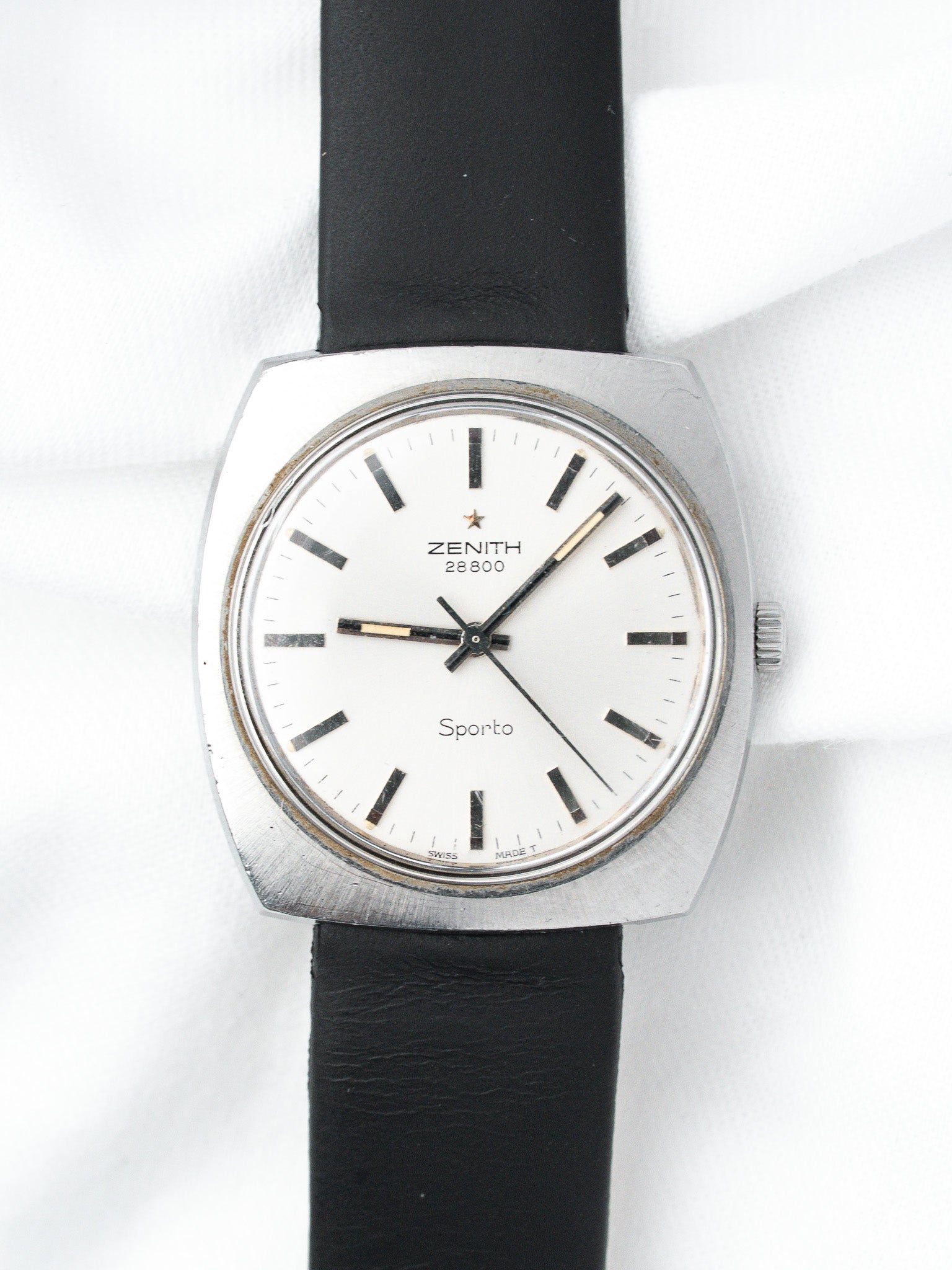 Vintage Zenith Sporto Watch Stainless Steel | Atelier Victor