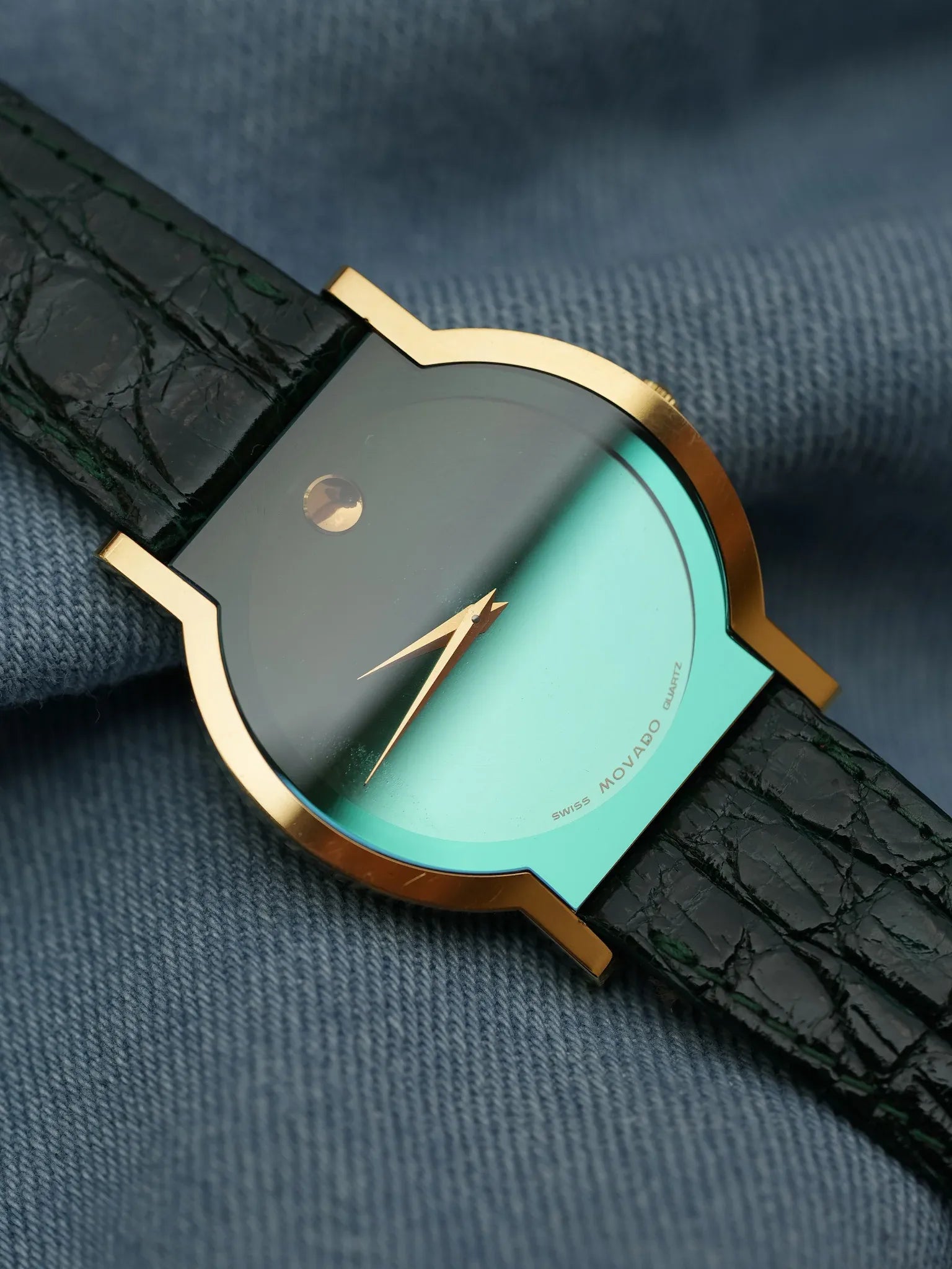 Movado - Museum MoMa Rare Vert - NOS - 1990s - Atelier Victor