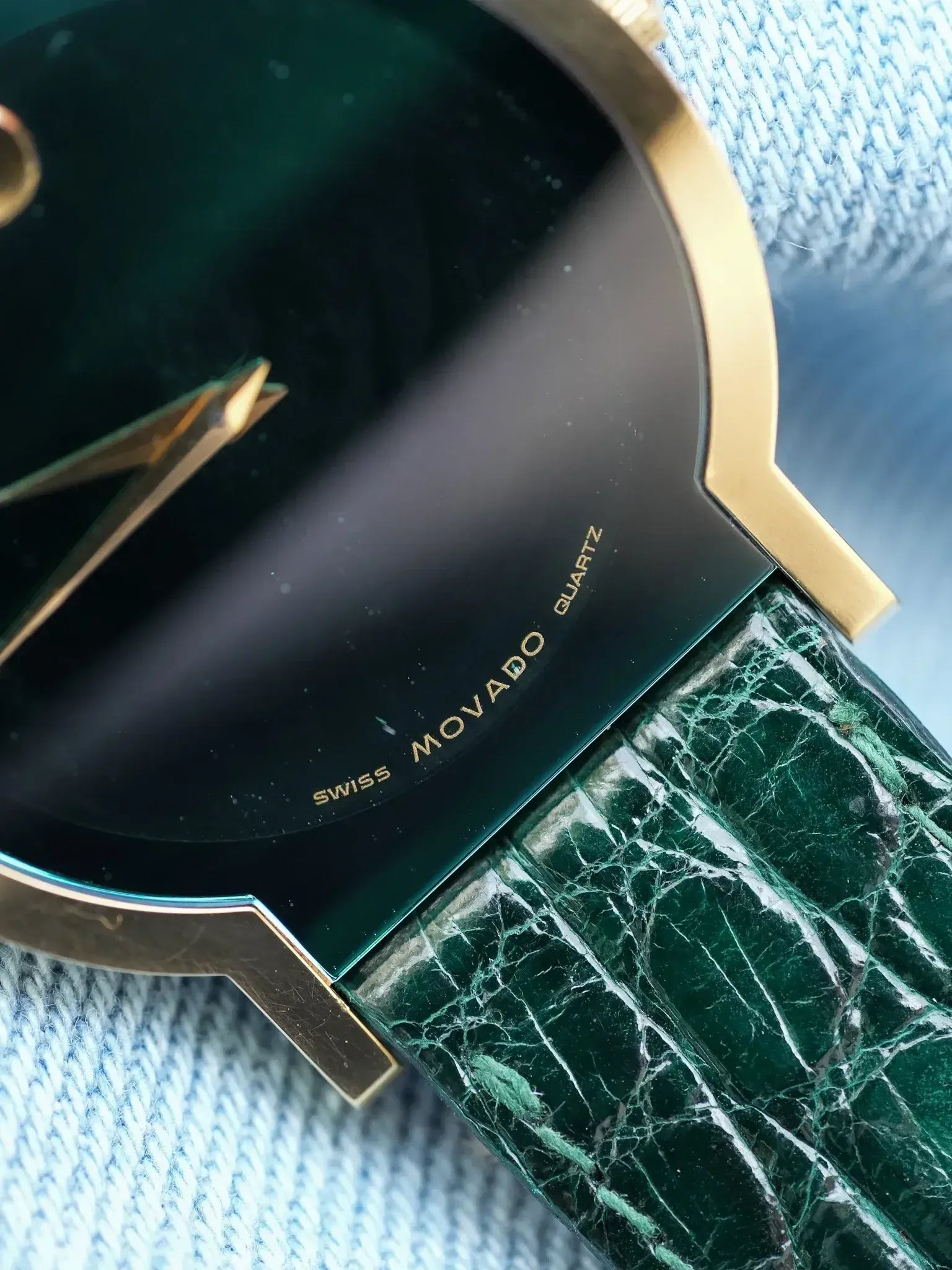 Vintage Movado Museum MoMa Watch Rare Green | Atelier Victor